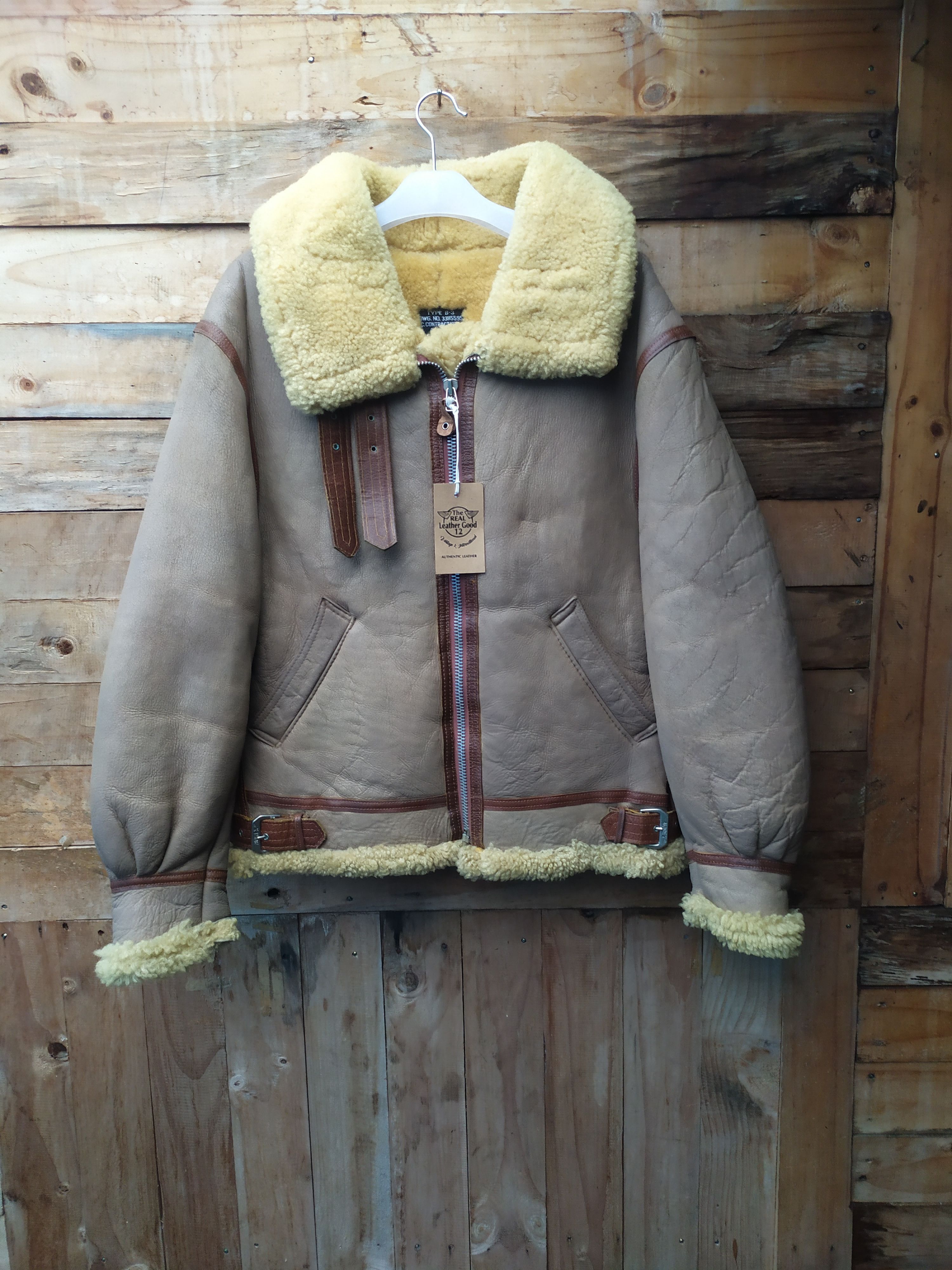 Leather Jacket MILANO CONNECTION LEATHER TYPE B3 SHEEPSKIN FLIGHT 