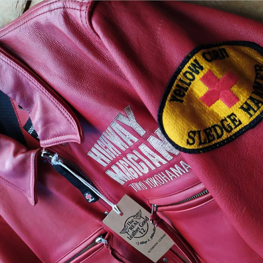 Genuine Leather × YELLOW CORN YELLOW CORN YOKOHAMA HIGWAY MAGICIAN 3RD LEATHER JACKET Size US L / EU 52-54 / 3 - 6 Thumbnail