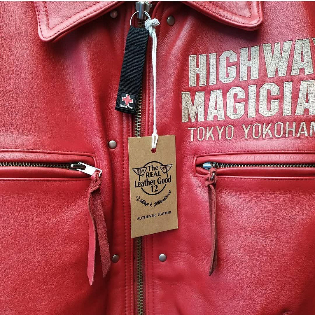 Genuine Leather × YELLOW CORN YELLOW CORN YOKOHAMA HIGWAY MAGICIAN 3RD LEATHER JACKET Size US L / EU 52-54 / 3 - 4 Thumbnail