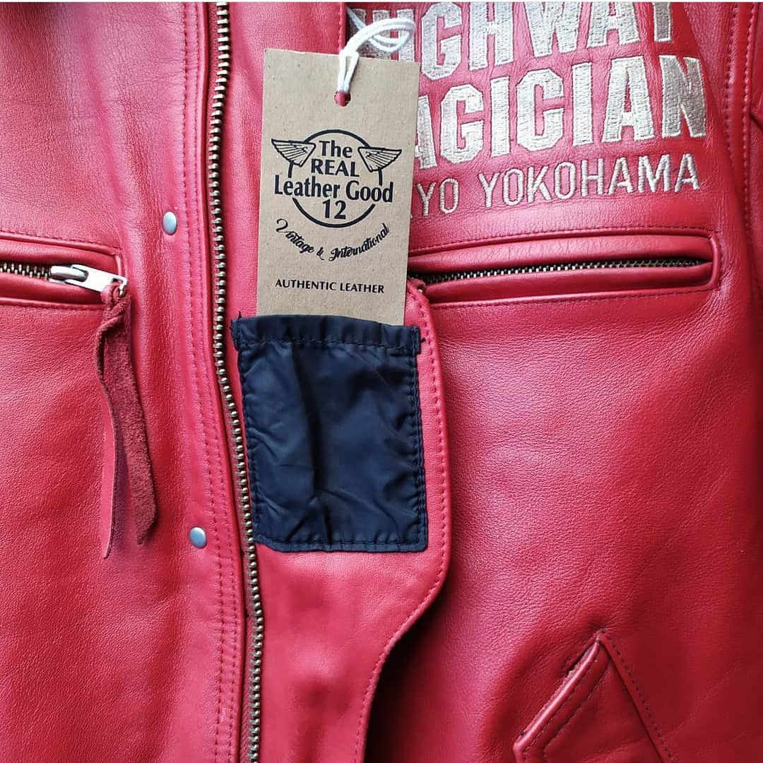 Genuine Leather × YELLOW CORN YELLOW CORN YOKOHAMA HIGWAY MAGICIAN 3RD LEATHER JACKET Size US L / EU 52-54 / 3 - 3 Thumbnail