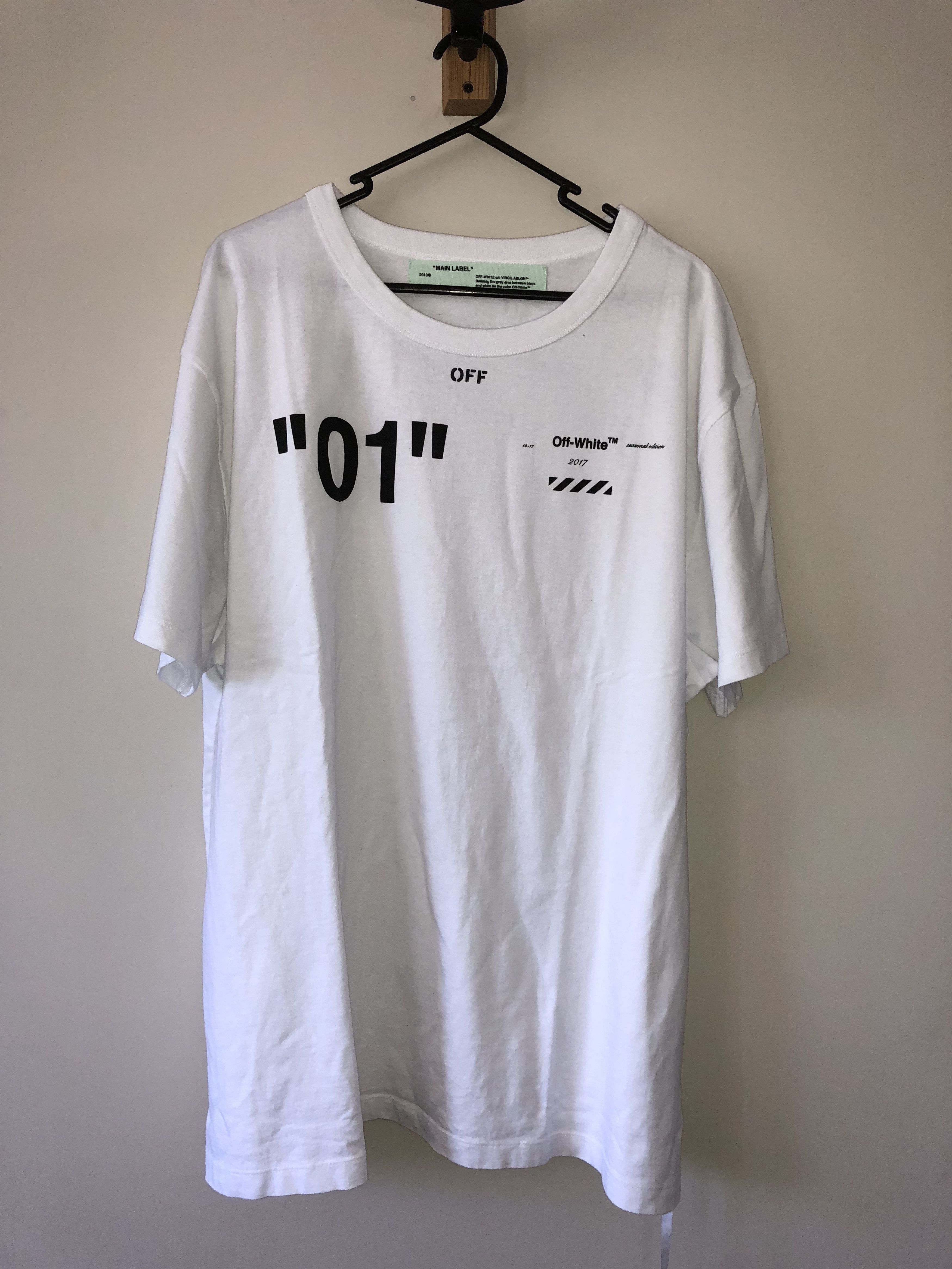 Off White Off White FOR ALL White 01 Shirt DIAGONALS Design Grailed