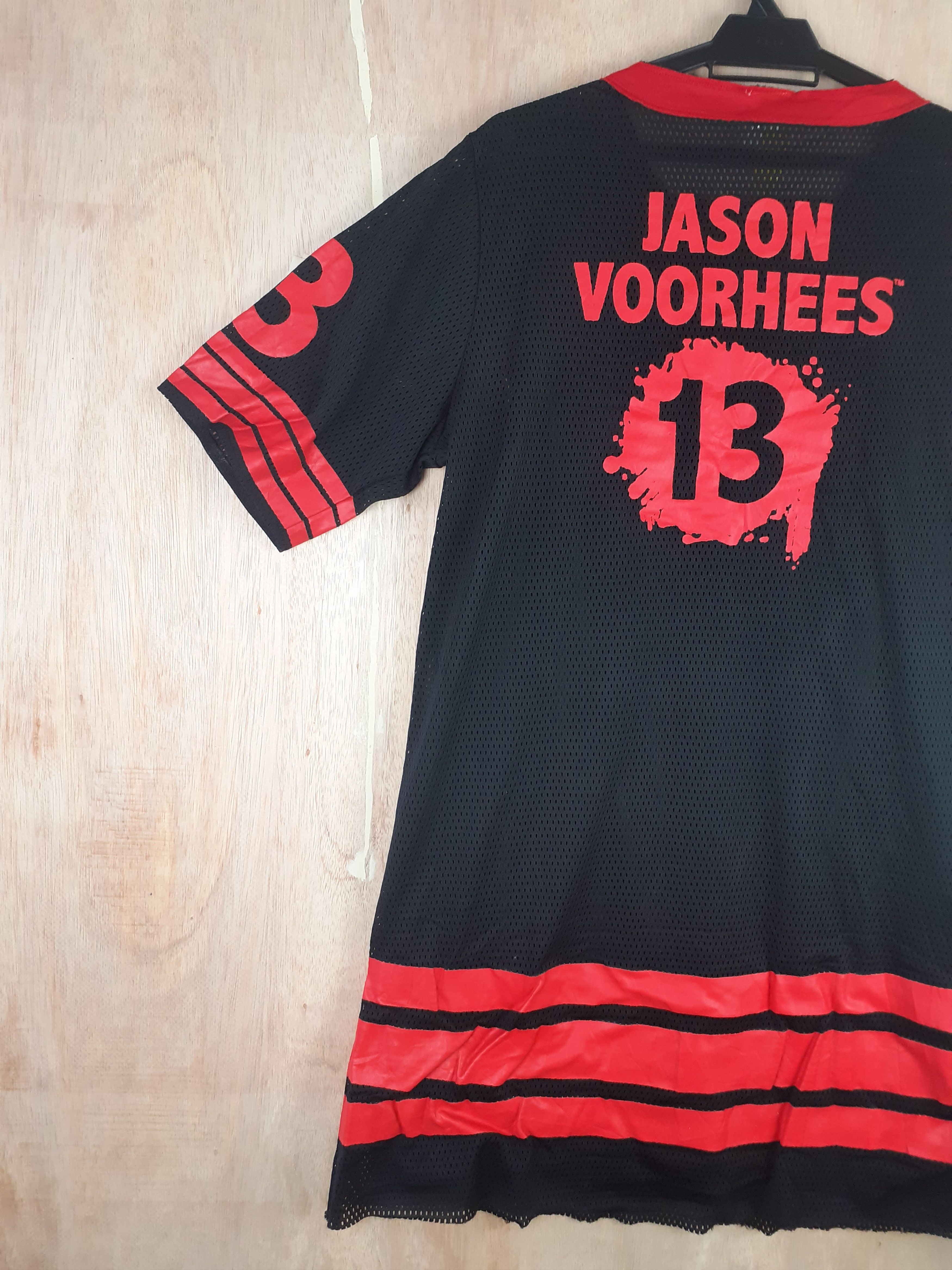 Expert Horror × Japanese Brand Jasson Voorhess Friday the 13th horror black jersey #2890 Size L / US 10 / IT 46 - 10 Thumbnail