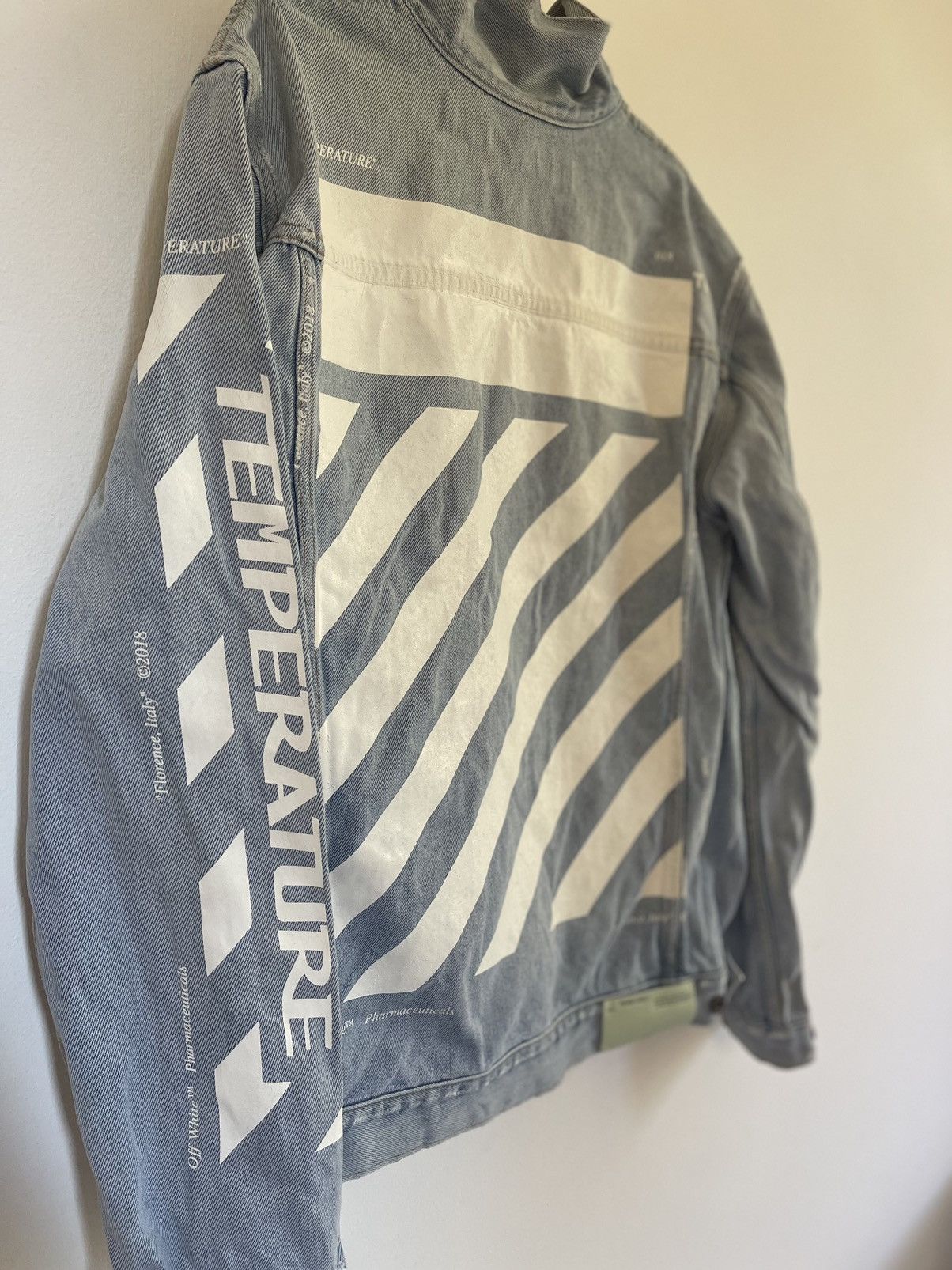 Off-White Off white temperature denim jacket Size US M / EU 48-50 / 2 - 9 Thumbnail