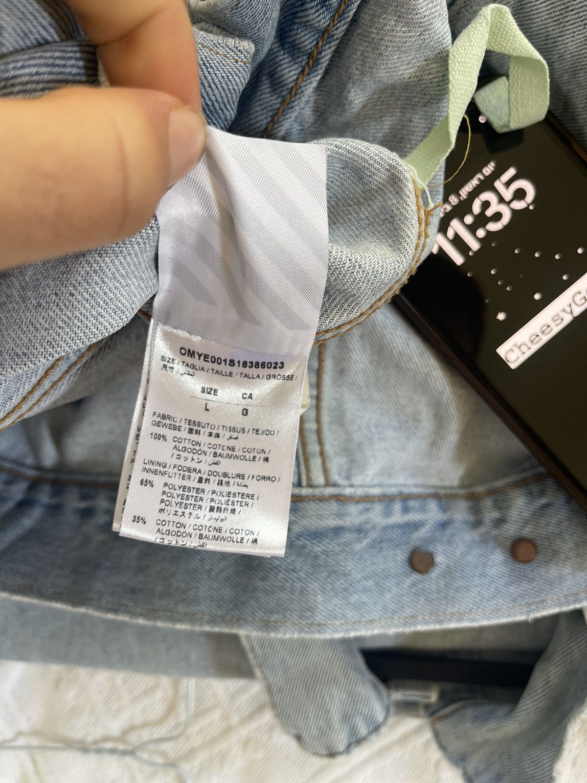 Off-White Off white temperature denim jacket Size US M / EU 48-50 / 2 - 15 Thumbnail