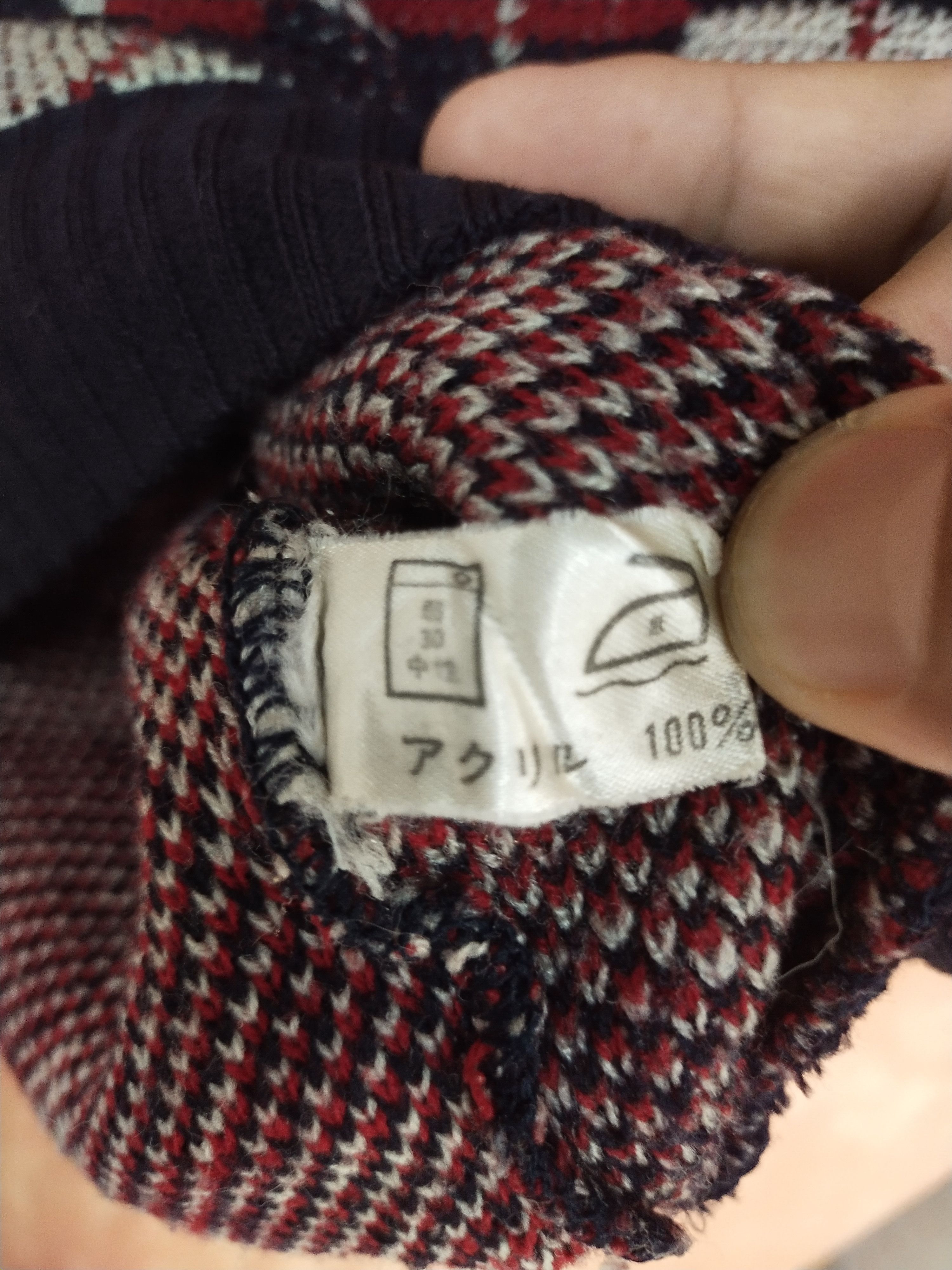 Vintage MK Knitwear checkered sleeveless vest knitwear #S089 Size US M / EU 48-50 / 2 - 7 Thumbnail