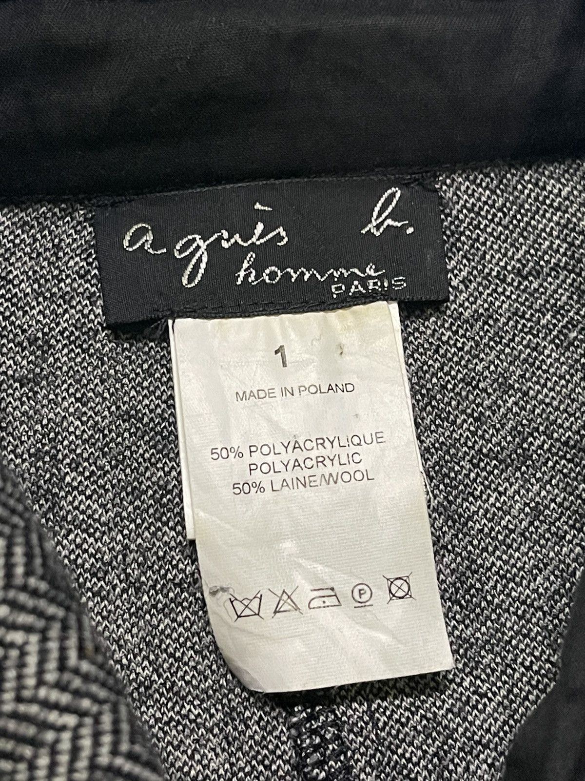 agnes b. VINTAGE AGNES.B HOMME PARIS SOFT COAT Size US S / EU 44-46 / 1 - 10 Thumbnail