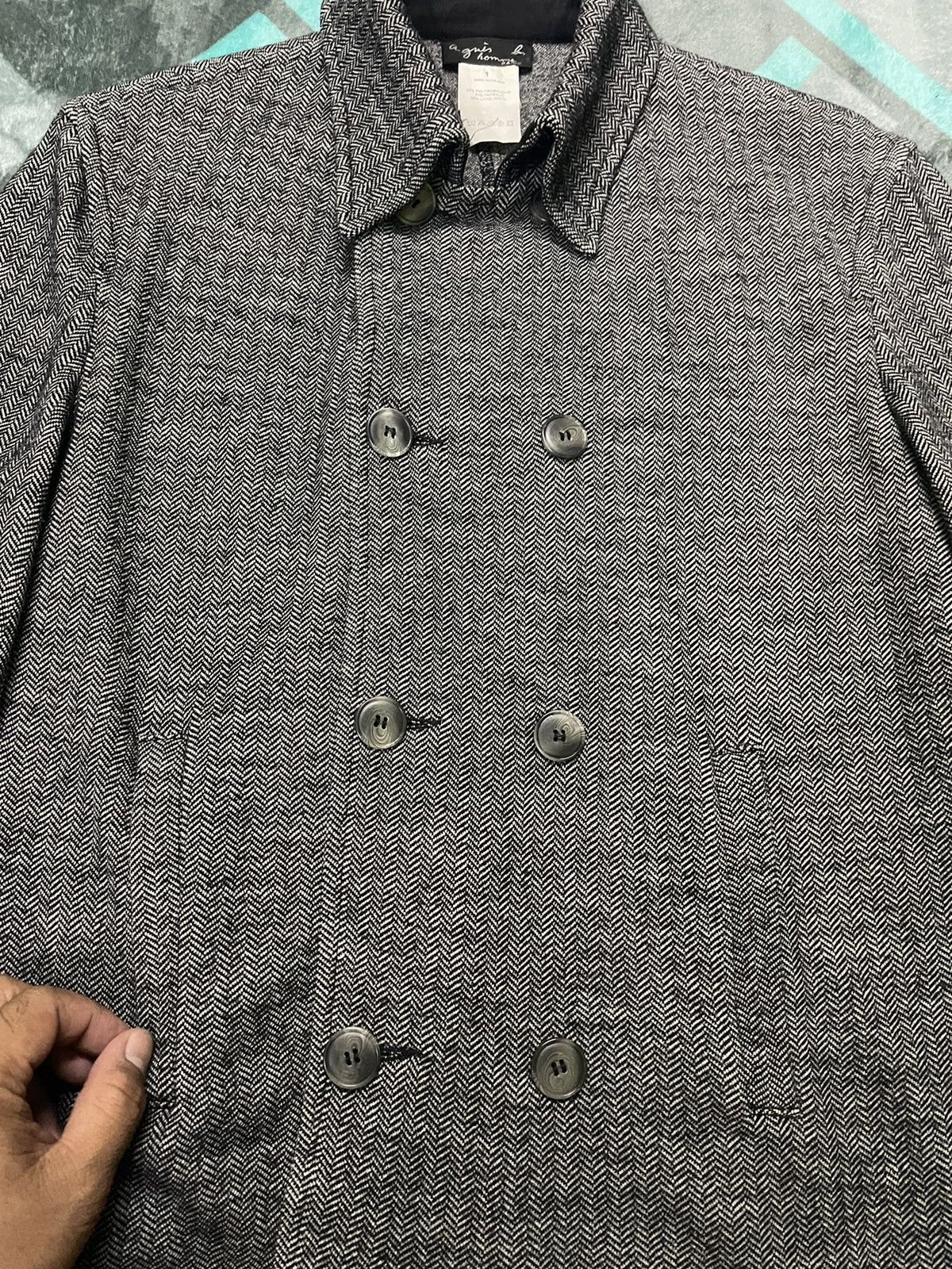 agnes b. VINTAGE AGNES.B HOMME PARIS SOFT COAT Size US S / EU 44-46 / 1 - 7 Thumbnail