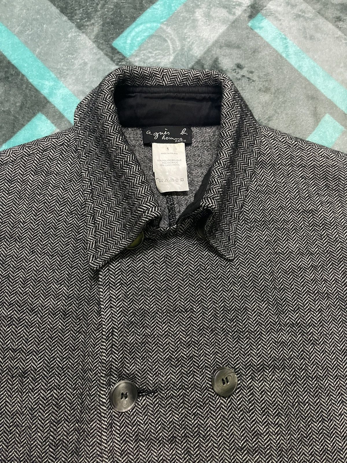 agnes b. VINTAGE AGNES.B HOMME PARIS SOFT COAT Size US S / EU 44-46 / 1 - 6 Thumbnail
