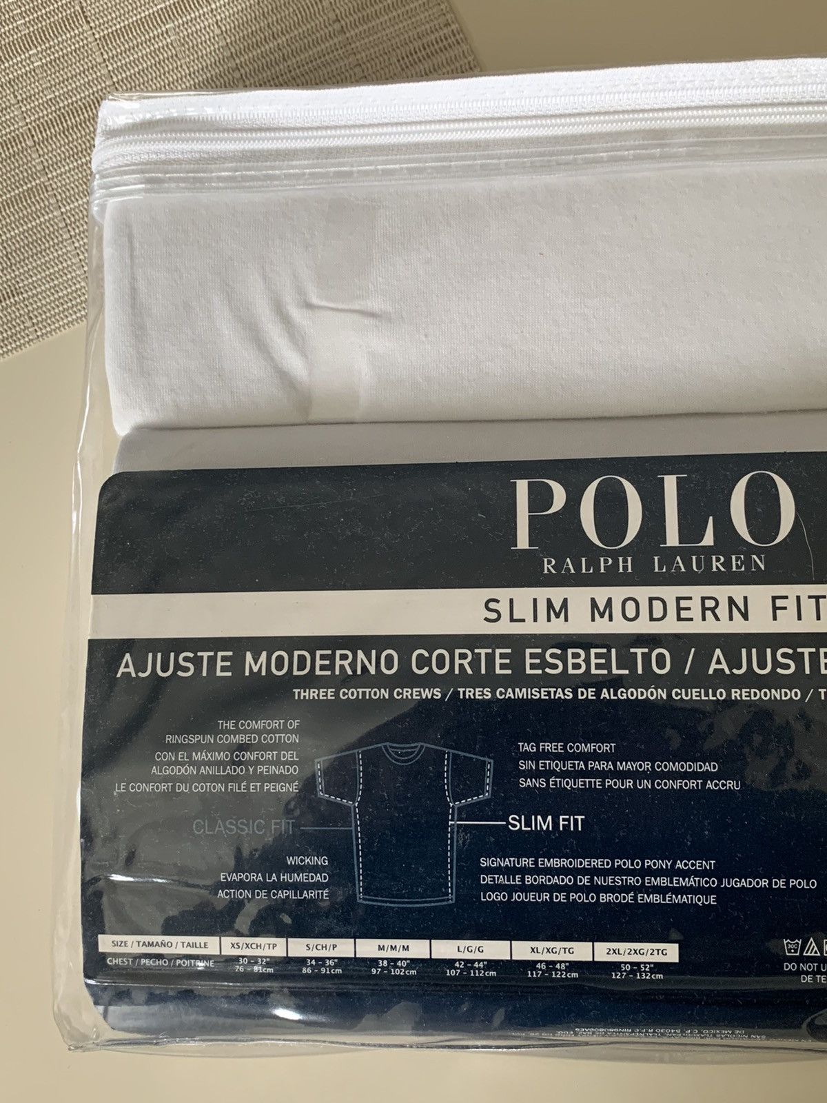 Polo Ralph Lauren *RARE* New Polo Ralph Lauren 3-Pack Slim Fit T-Shirts Small Size US S / EU 44-46 / 1 - 4 Thumbnail