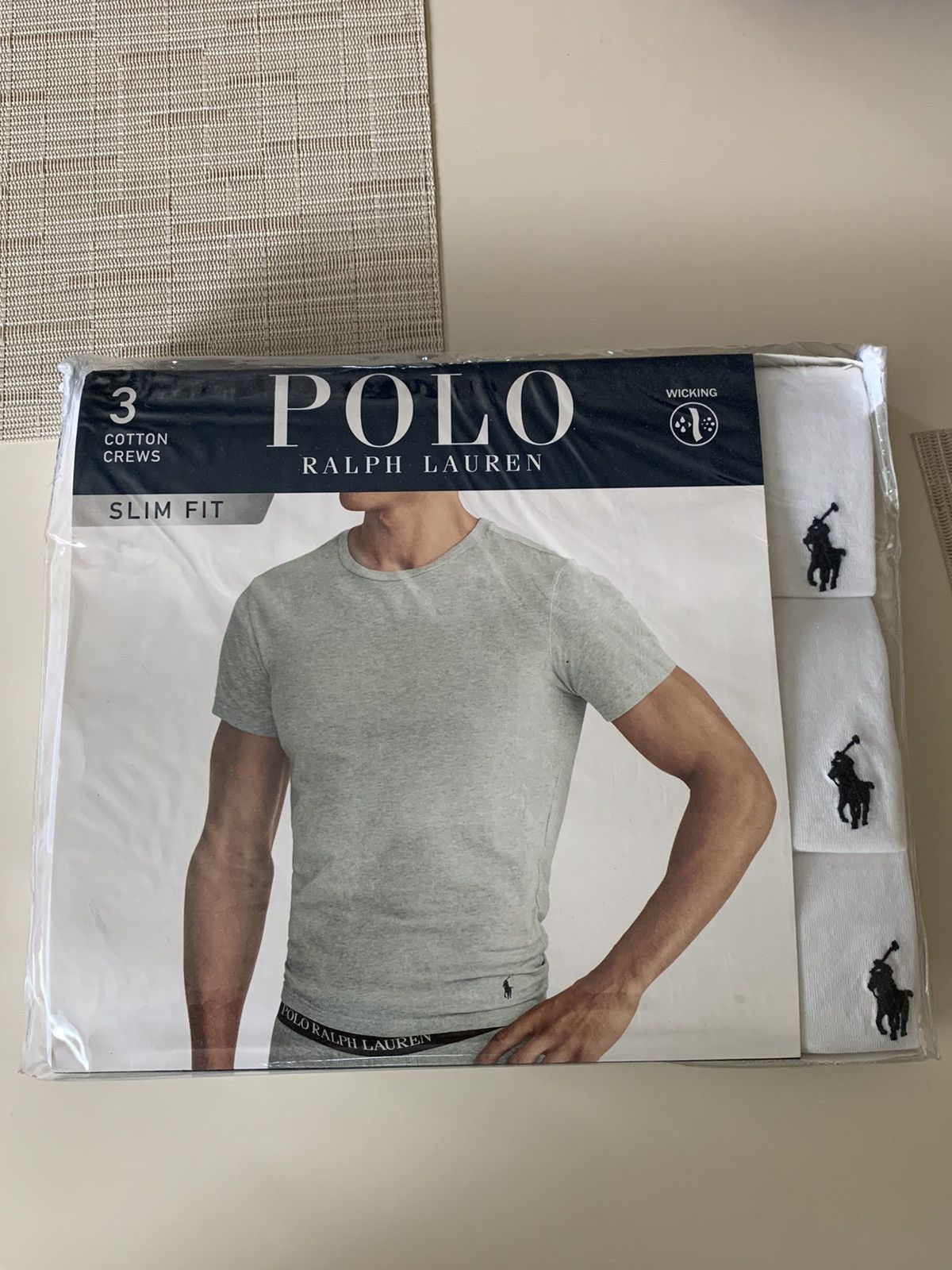 *RARE* New Polo Ralph Lauren 3-Pack Slim Fit T-Shirts Small