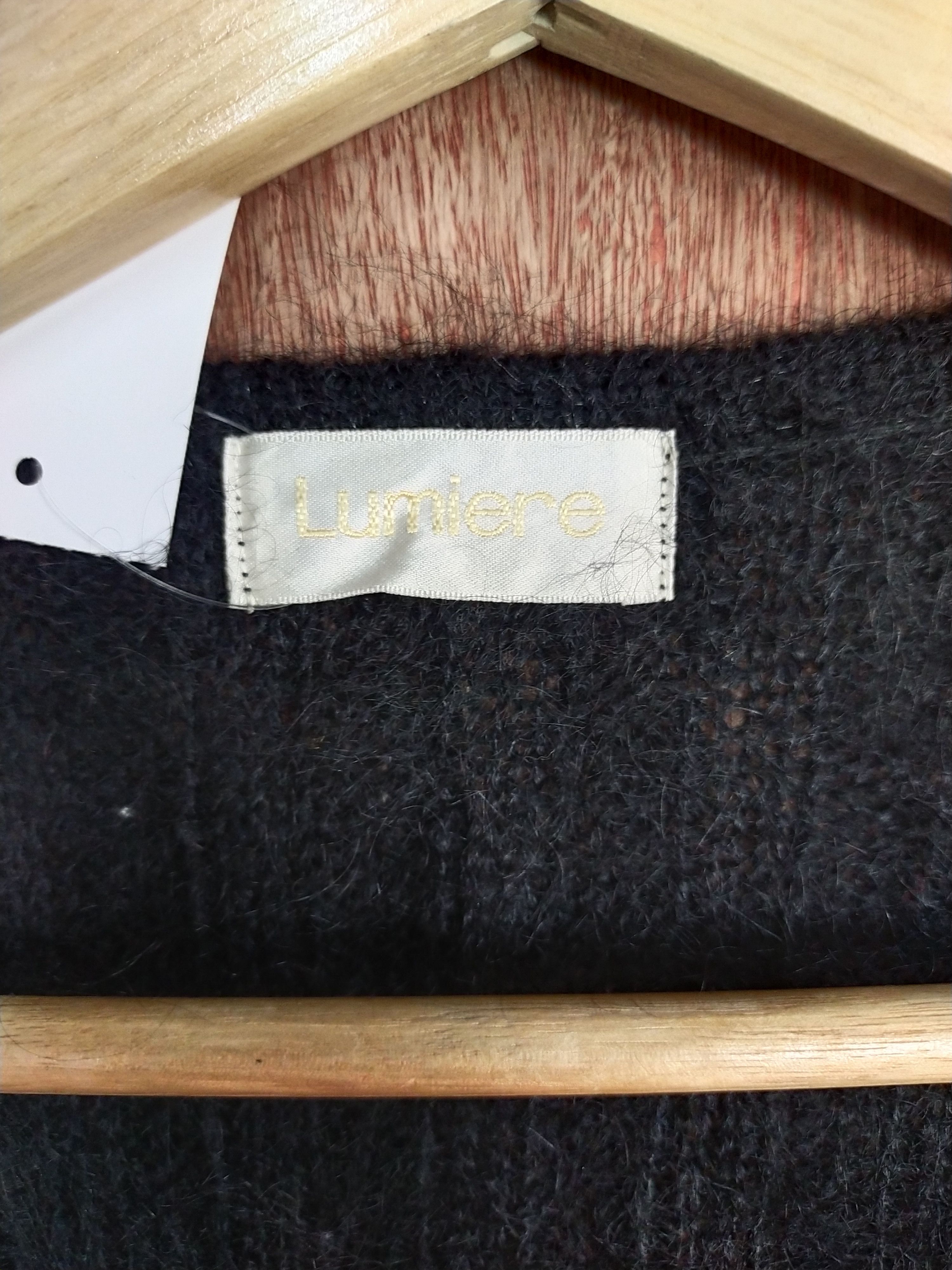 Lumieres DL Lumiere black japan knitwear cardigan #S067 Size M / US 6-8 / IT 42-44 - 6 Thumbnail