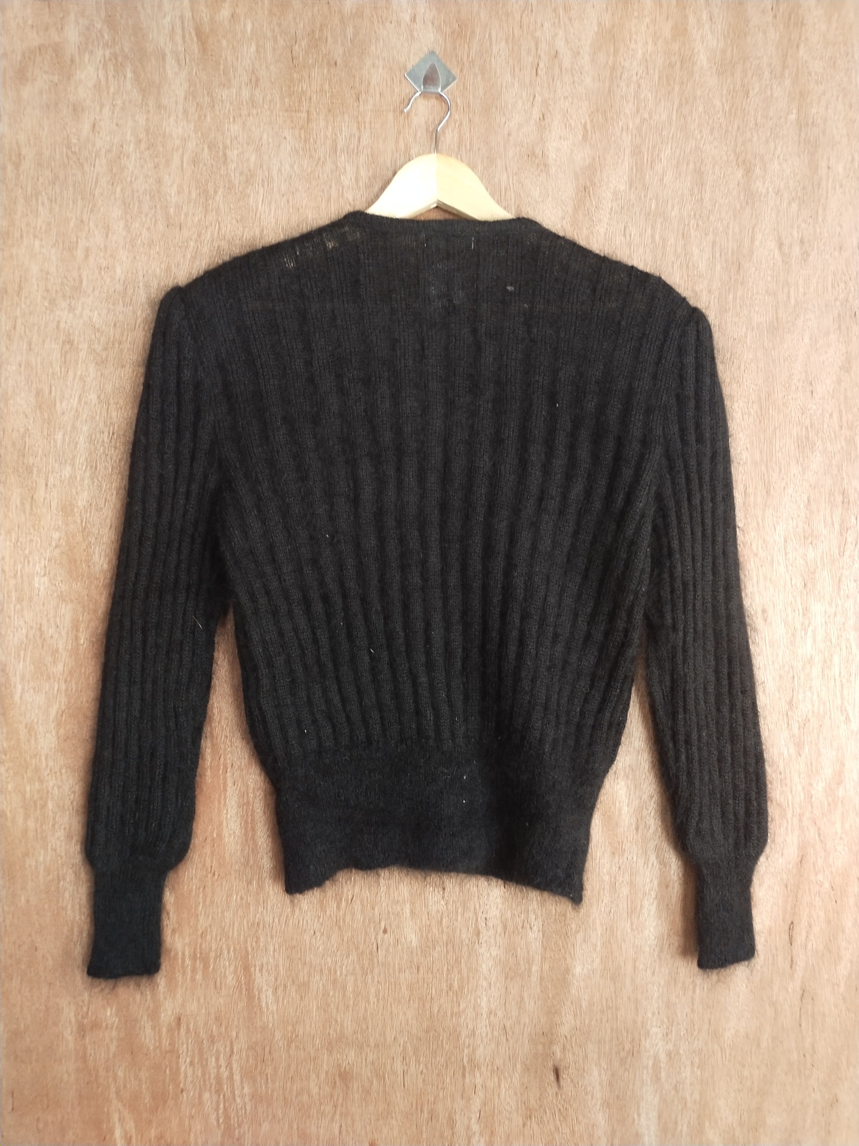 Lumieres DL Lumiere black japan knitwear cardigan #S067 Size M / US 6-8 / IT 42-44 - 8 Thumbnail