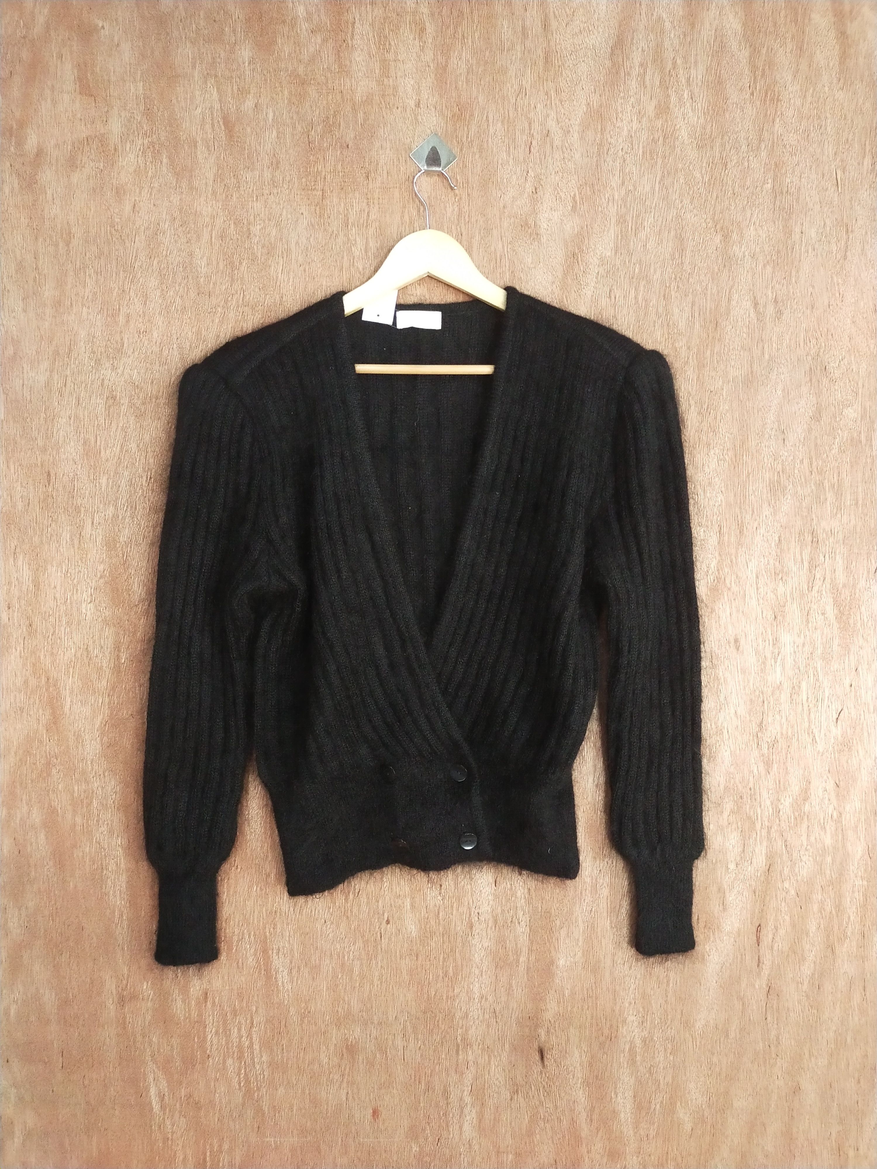 Lumieres DL Lumiere black japan knitwear cardigan #S067 Size M / US 6-8 / IT 42-44 - 1 Thumbnail