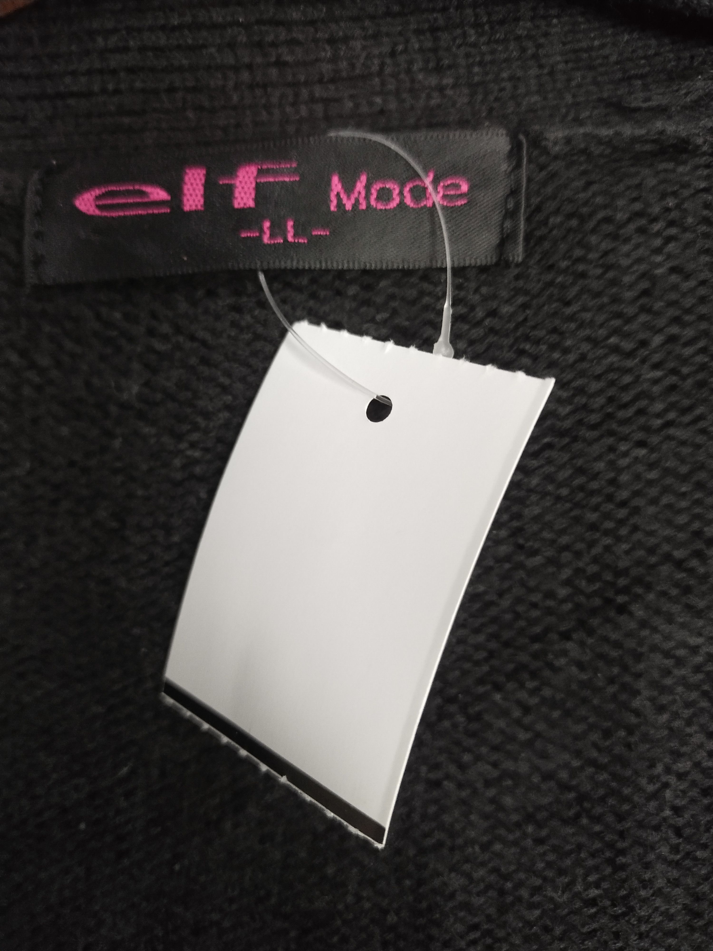 Vintage Elf Mode black faded cardigan knitwear japan #S044 Size US L / EU 52-54 / 3 - 3 Thumbnail
