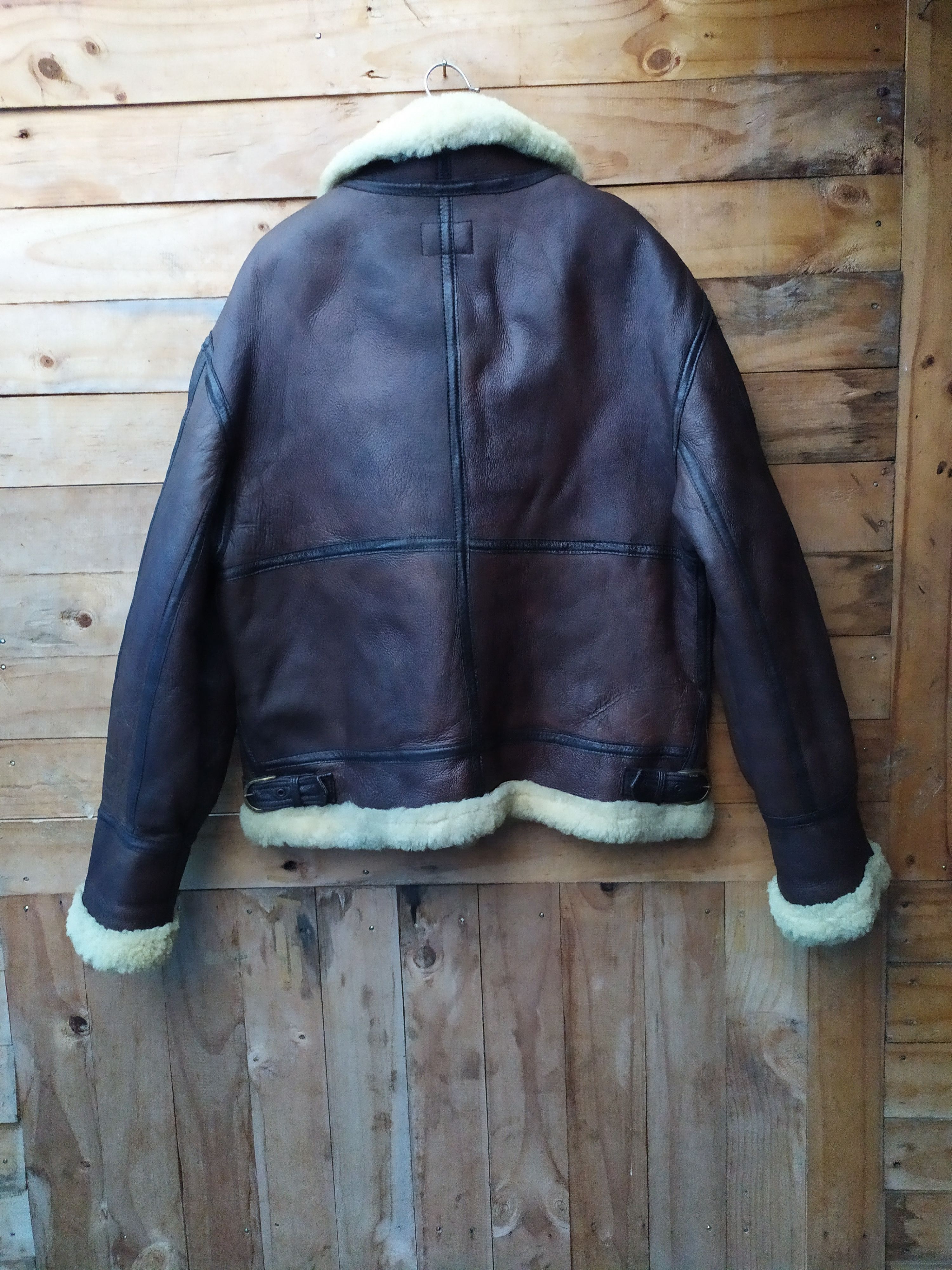 B 3 × Leather Jacket × Us Issue Type B-3 Bomber Sheepskin Airforce 