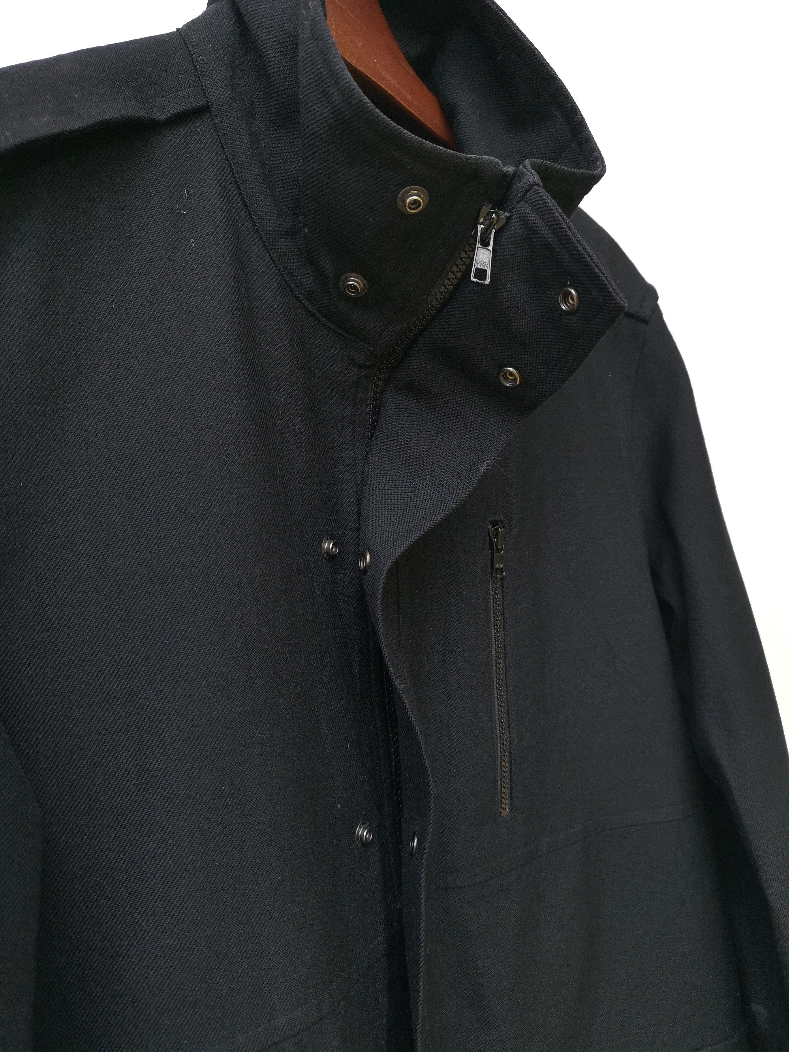 Autumn Cashmere FourBars DenimWorkwear Jacket Double Pocket ZipSnap Button Size M / US 6-8 / IT 42-44 - 4 Thumbnail