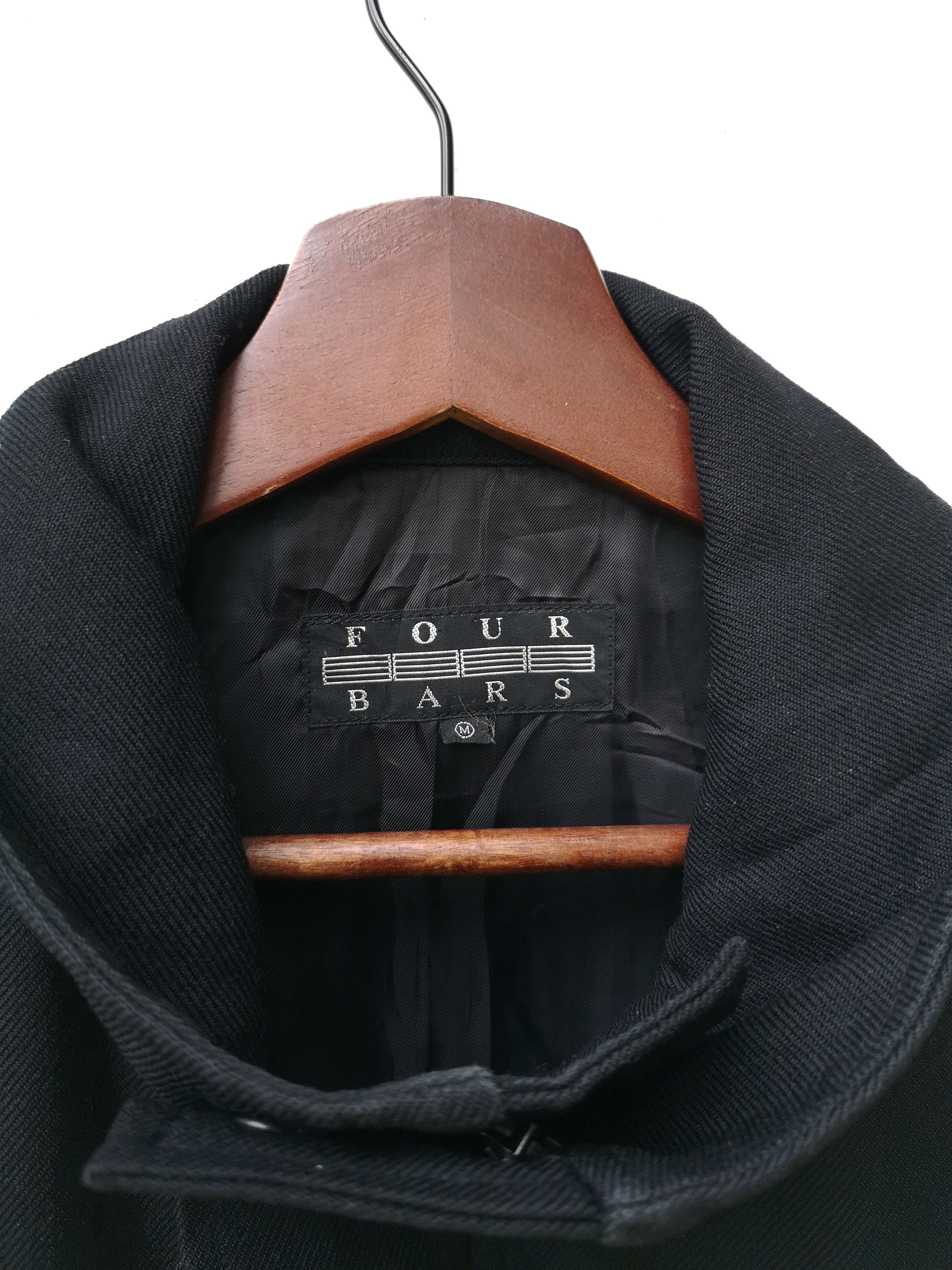 Autumn Cashmere FourBars DenimWorkwear Jacket Double Pocket ZipSnap Button Size M / US 6-8 / IT 42-44 - 5 Thumbnail