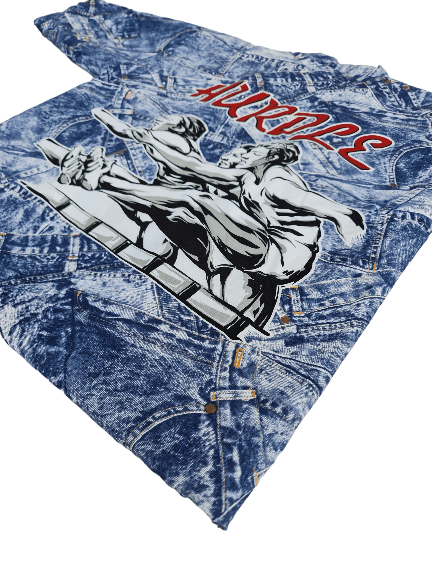 Vintage Hang Ten Kimono Jacket Cardigan Overprint Design