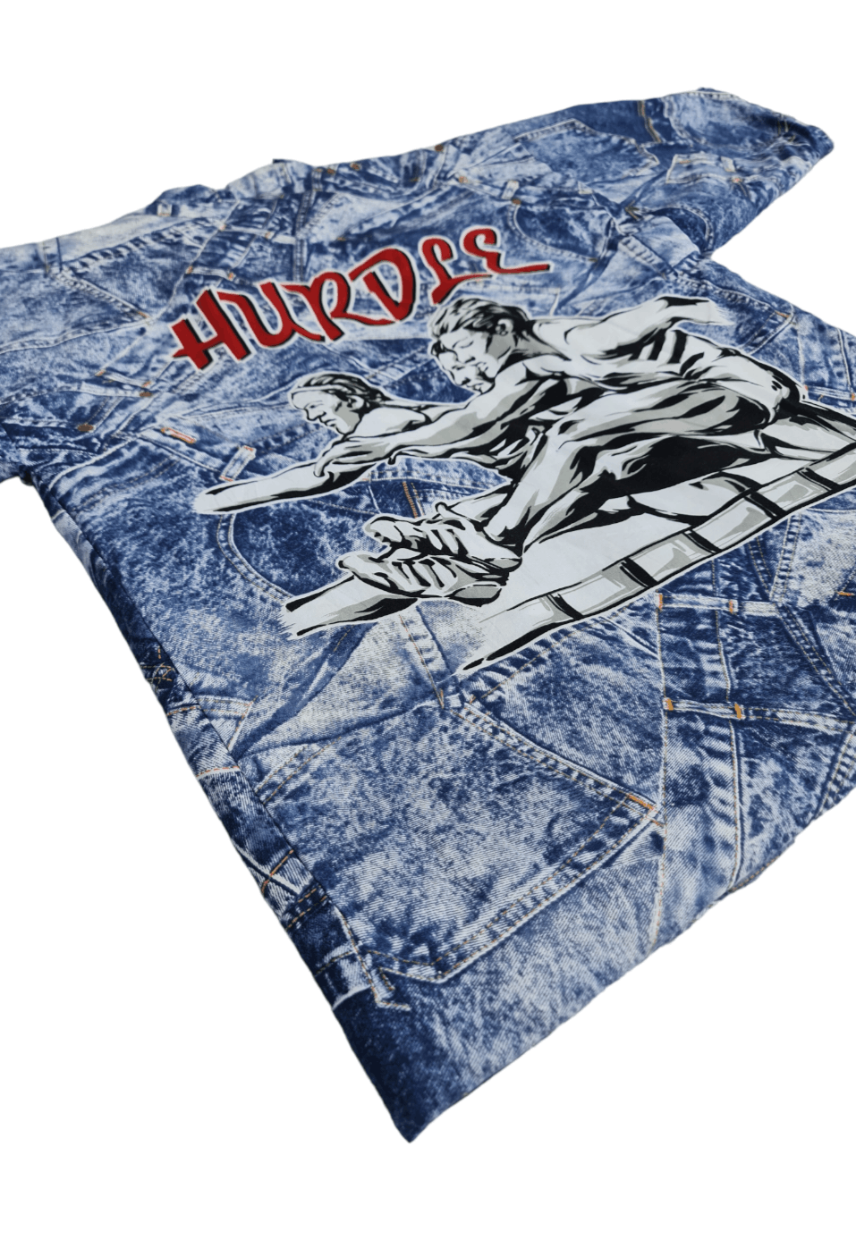Vintage Hang Ten Kimono Jacket Cardigan Overprint Design