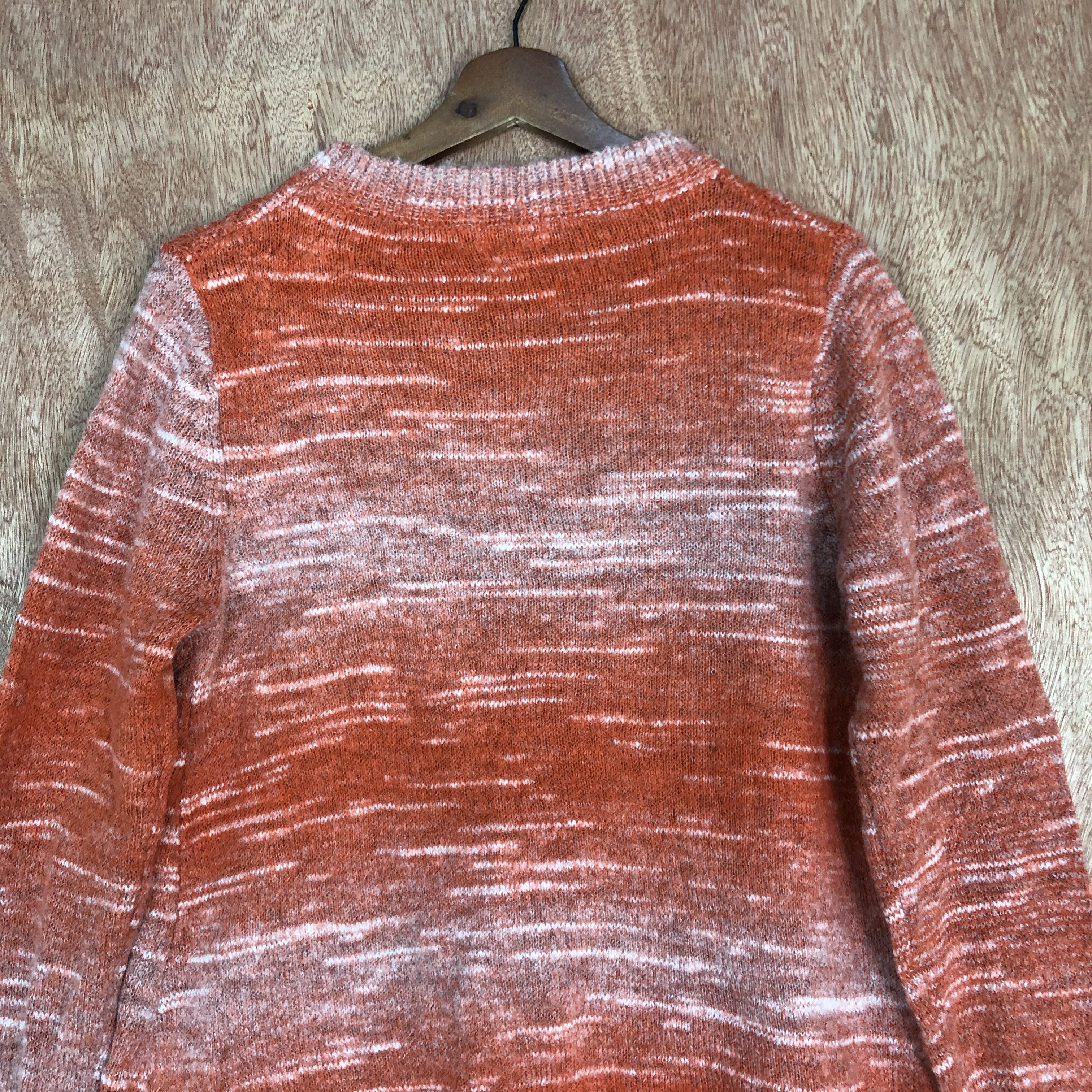 Homespun Knitwear DLL Jenne Mamun Orange Knitwear sweatshirt japan #c437 Size US M / EU 48-50 / 2 - 9 Thumbnail