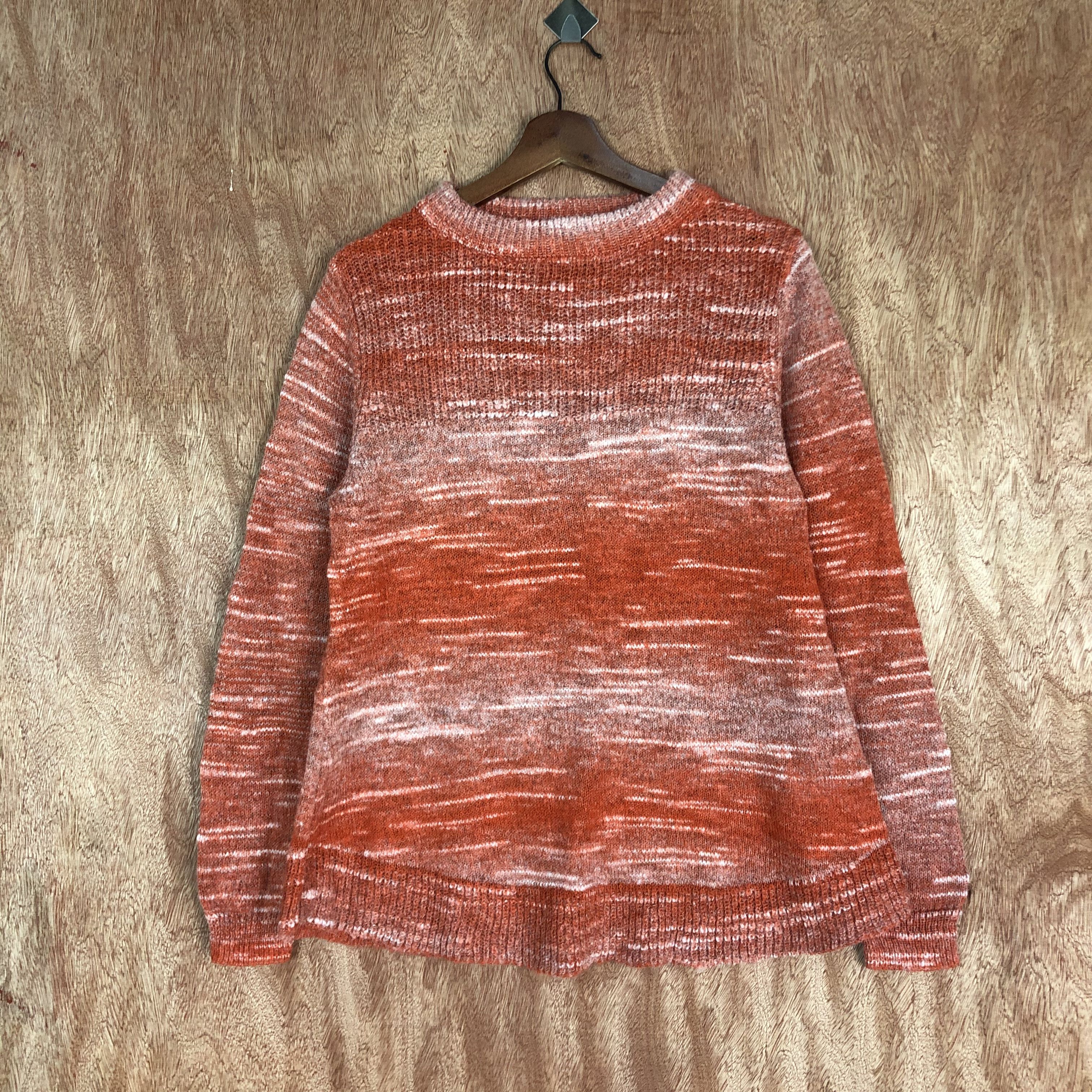 Homespun Knitwear DLL Jenne Mamun Orange Knitwear sweatshirt japan #c437 Size US M / EU 48-50 / 2 - 1 Thumbnail