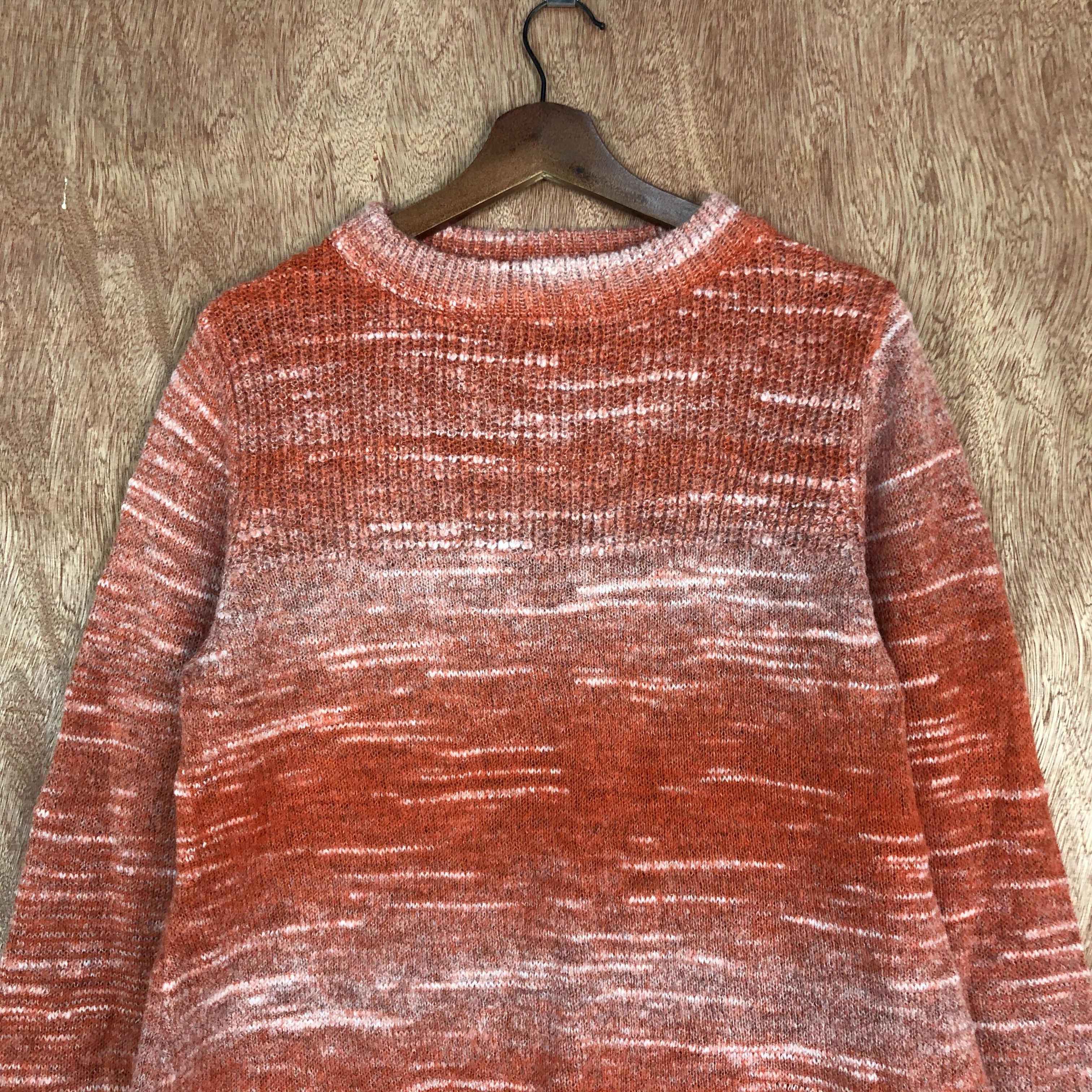 Homespun Knitwear DLL Jenne Mamun Orange Knitwear sweatshirt japan #c437 Size US M / EU 48-50 / 2 - 2 Thumbnail