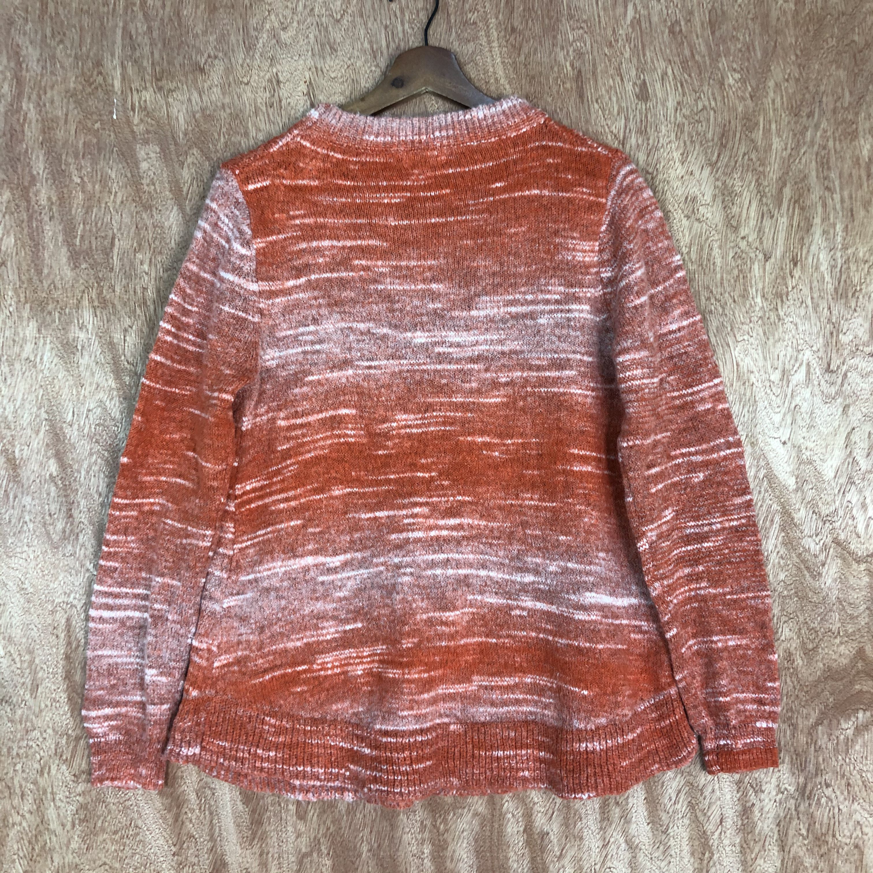 Homespun Knitwear DLL Jenne Mamun Orange Knitwear sweatshirt japan #c437 Size US M / EU 48-50 / 2 - 10 Thumbnail
