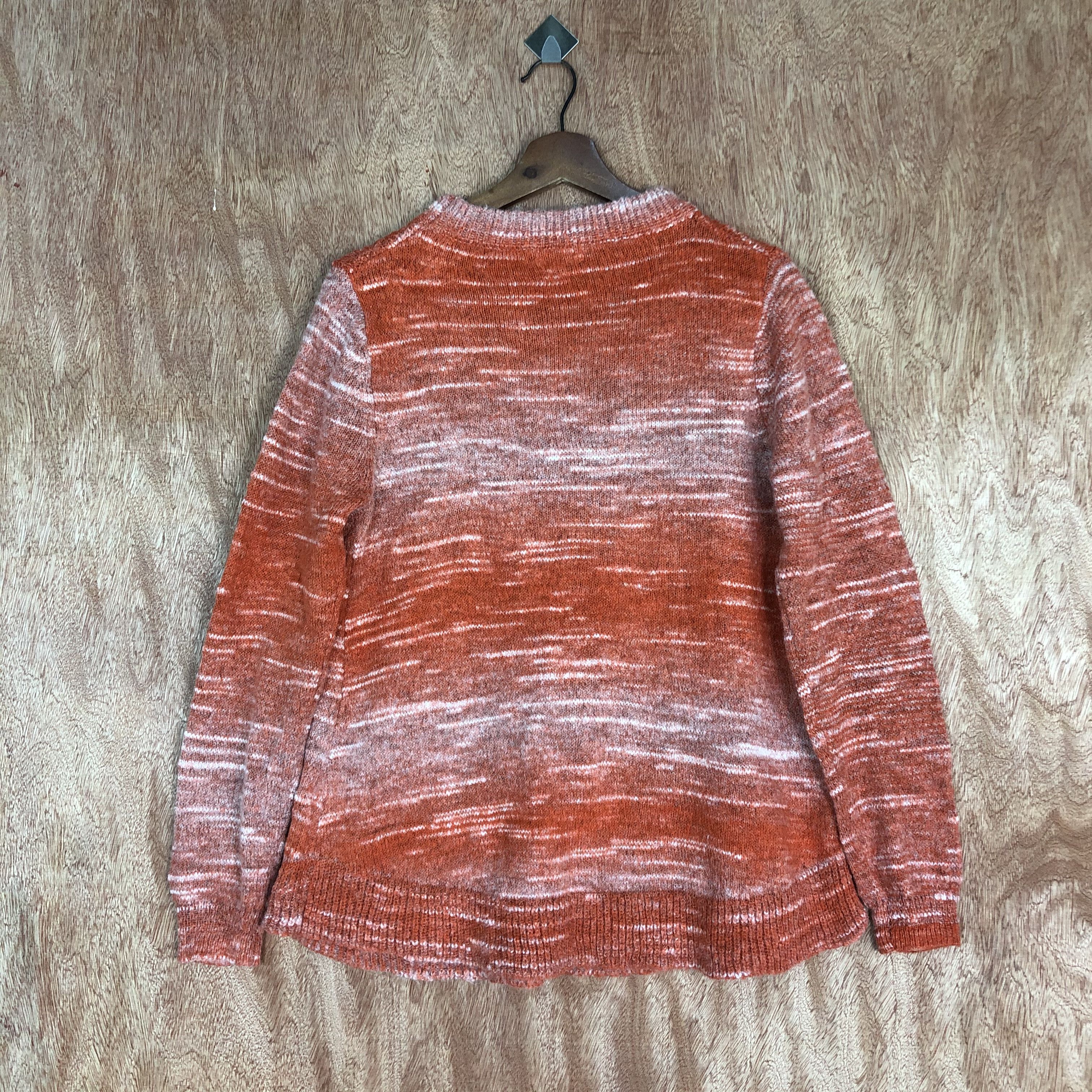 Homespun Knitwear DLL Jenne Mamun Orange Knitwear sweatshirt japan #c437 Size US M / EU 48-50 / 2 - 8 Thumbnail