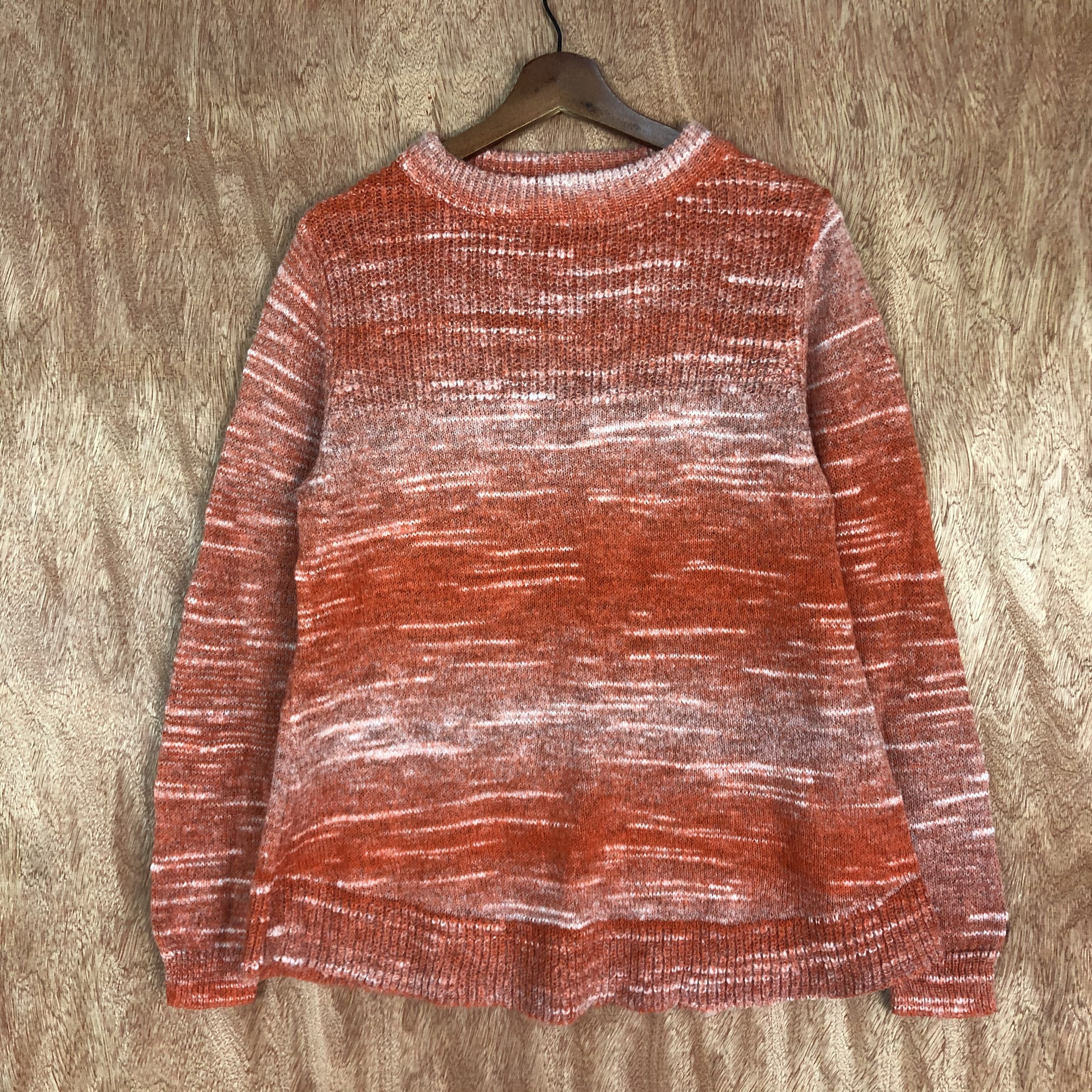Homespun Knitwear DLL Jenne Mamun Orange Knitwear sweatshirt japan #c437 Size US M / EU 48-50 / 2 - 3 Thumbnail