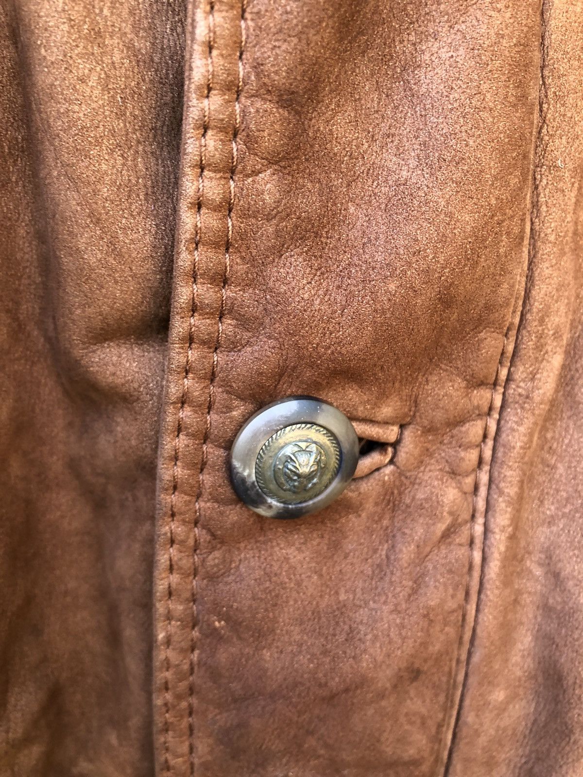 Leather Vintage Leather Jacket Multi Pocket Made in Italy Size US L / EU 52-54 / 3 - 4 Thumbnail