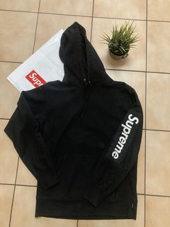 Supreme sleeve patch on sale hoodie