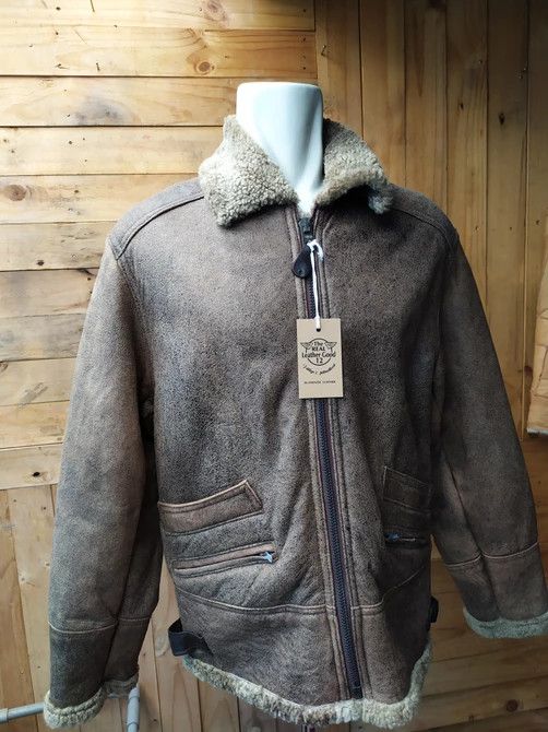 Schott SCHOTT NYC LEATHER SHEEPSKIN FLIGHT JACKET Size US L / EU 52-54 / 3 - 6 Thumbnail