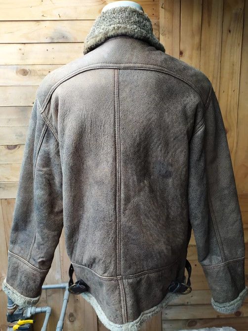 Schott SCHOTT NYC LEATHER SHEEPSKIN FLIGHT JACKET Size US L / EU 52-54 / 3 - 9 Thumbnail