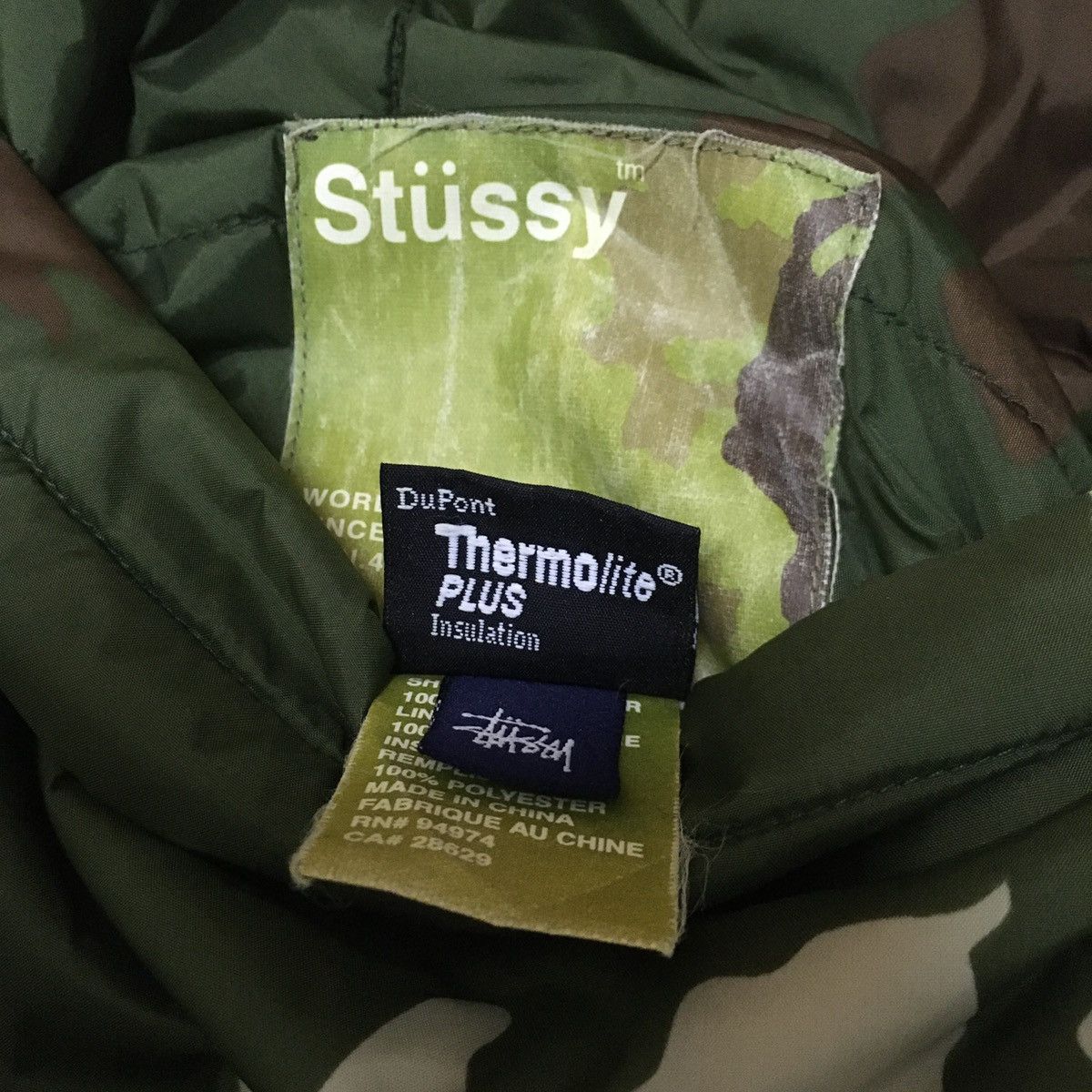 Stussy Rare Vintage Stussy X Dupont Reversible Puffer Jacket 2000s Size US M / EU 48-50 / 2 - 10 Thumbnail