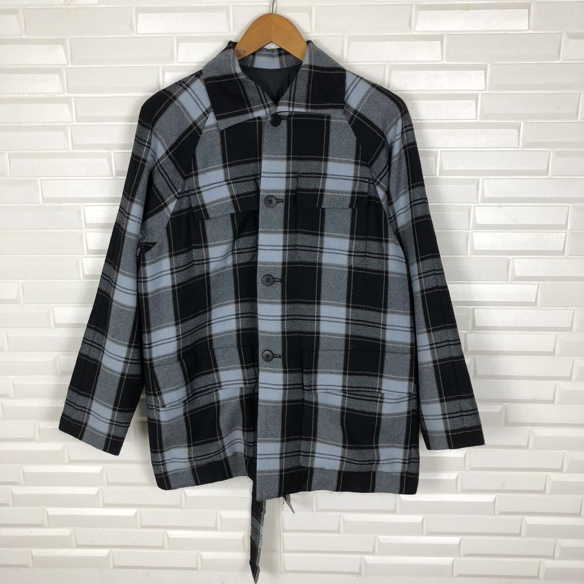 Vintage ✈️🔥YS BIS YOHJI YAMAMOTO FLANNEL LIGHT JACKET🔥✈️ Size US M / EU 48-50 / 2 - 3 Thumbnail