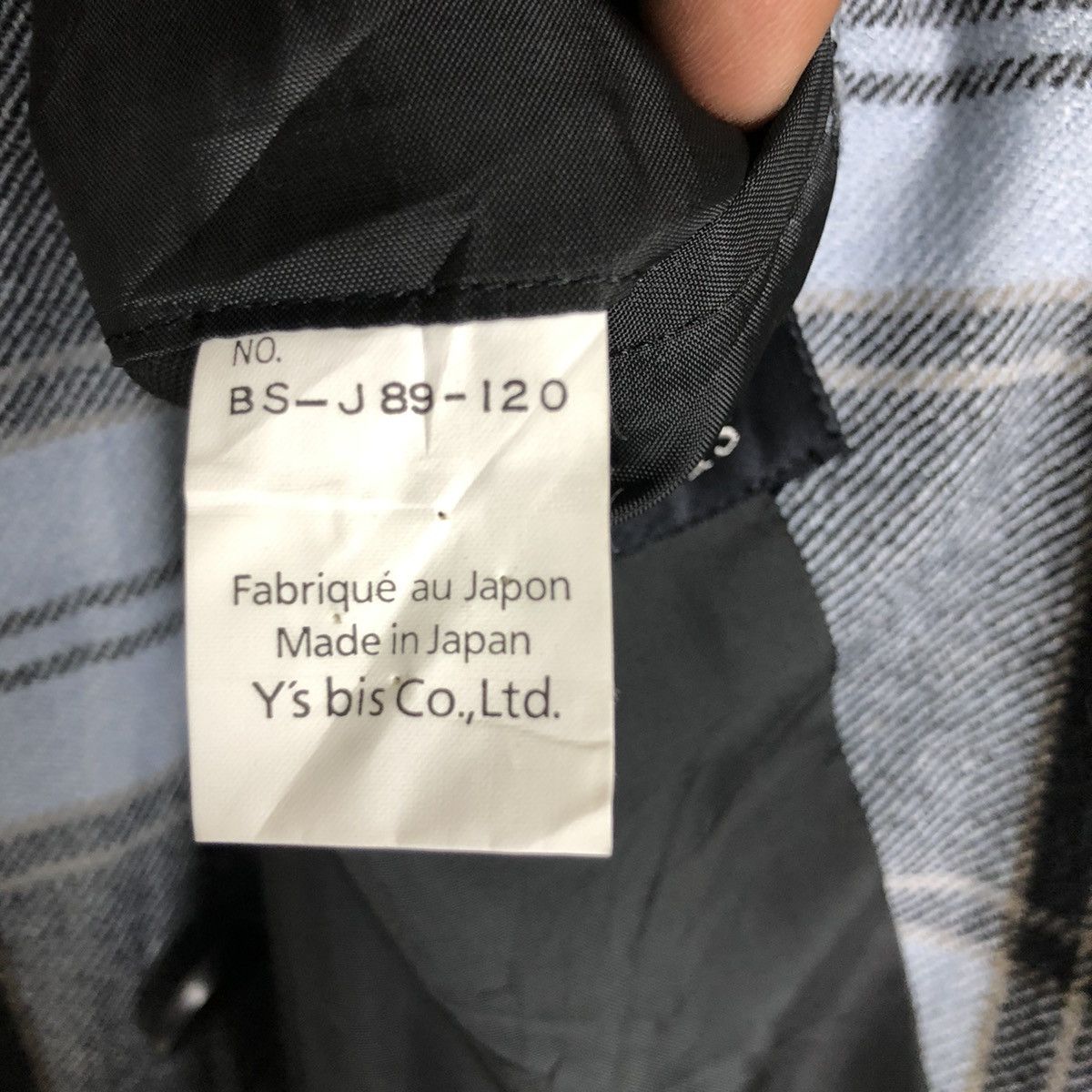 Vintage ✈️🔥YS BIS YOHJI YAMAMOTO FLANNEL LIGHT JACKET🔥✈️ Size US M / EU 48-50 / 2 - 8 Thumbnail