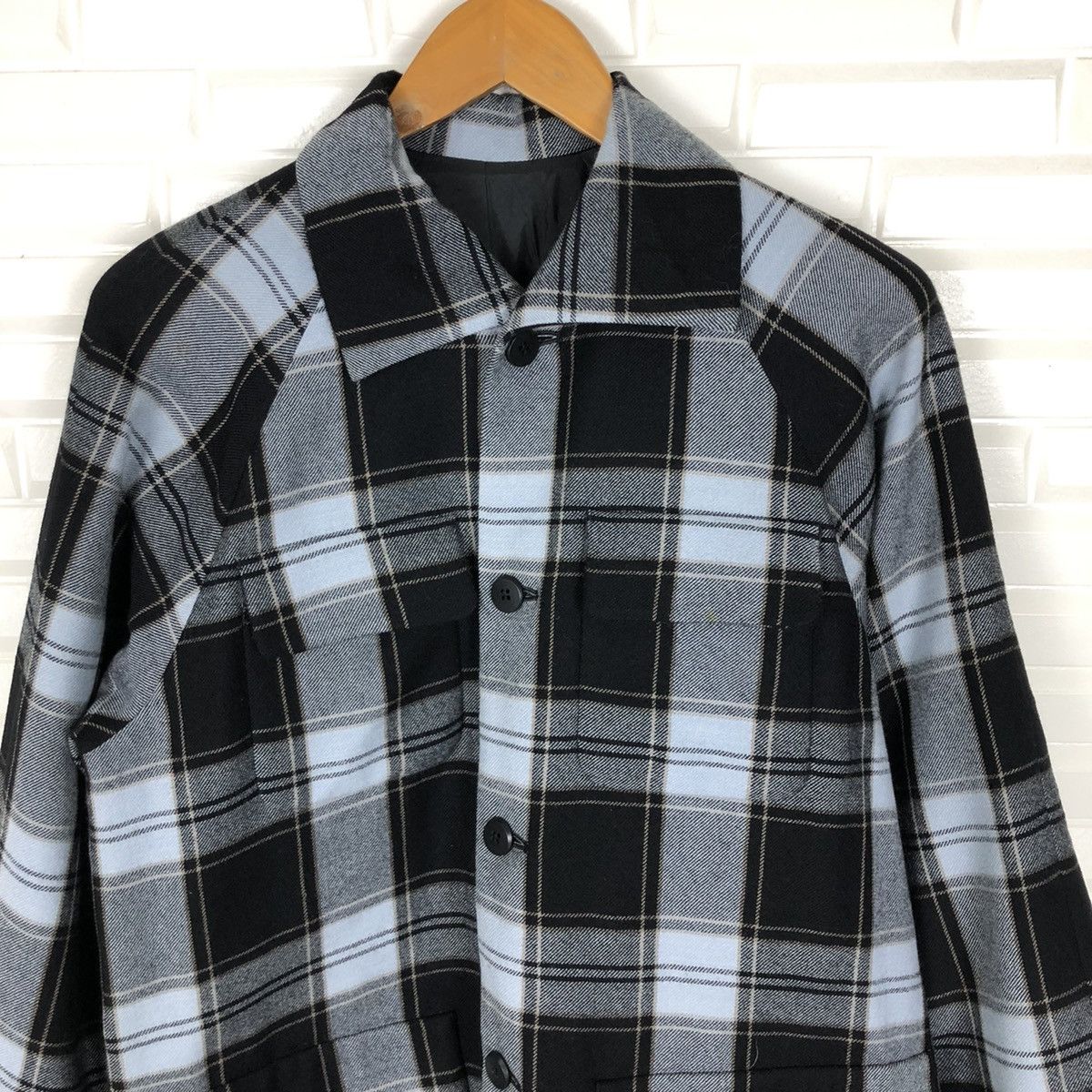 Vintage ✈️🔥YS BIS YOHJI YAMAMOTO FLANNEL LIGHT JACKET🔥✈️ Size US M / EU 48-50 / 2 - 6 Thumbnail