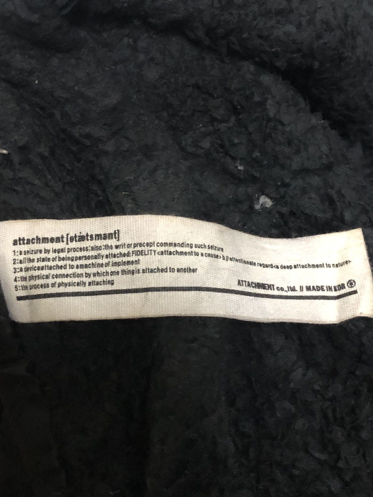Attachment × Vintage ATTCHMENT HOODIE FUR JACKET Size US M / EU 48-50 / 2 - 10 Thumbnail