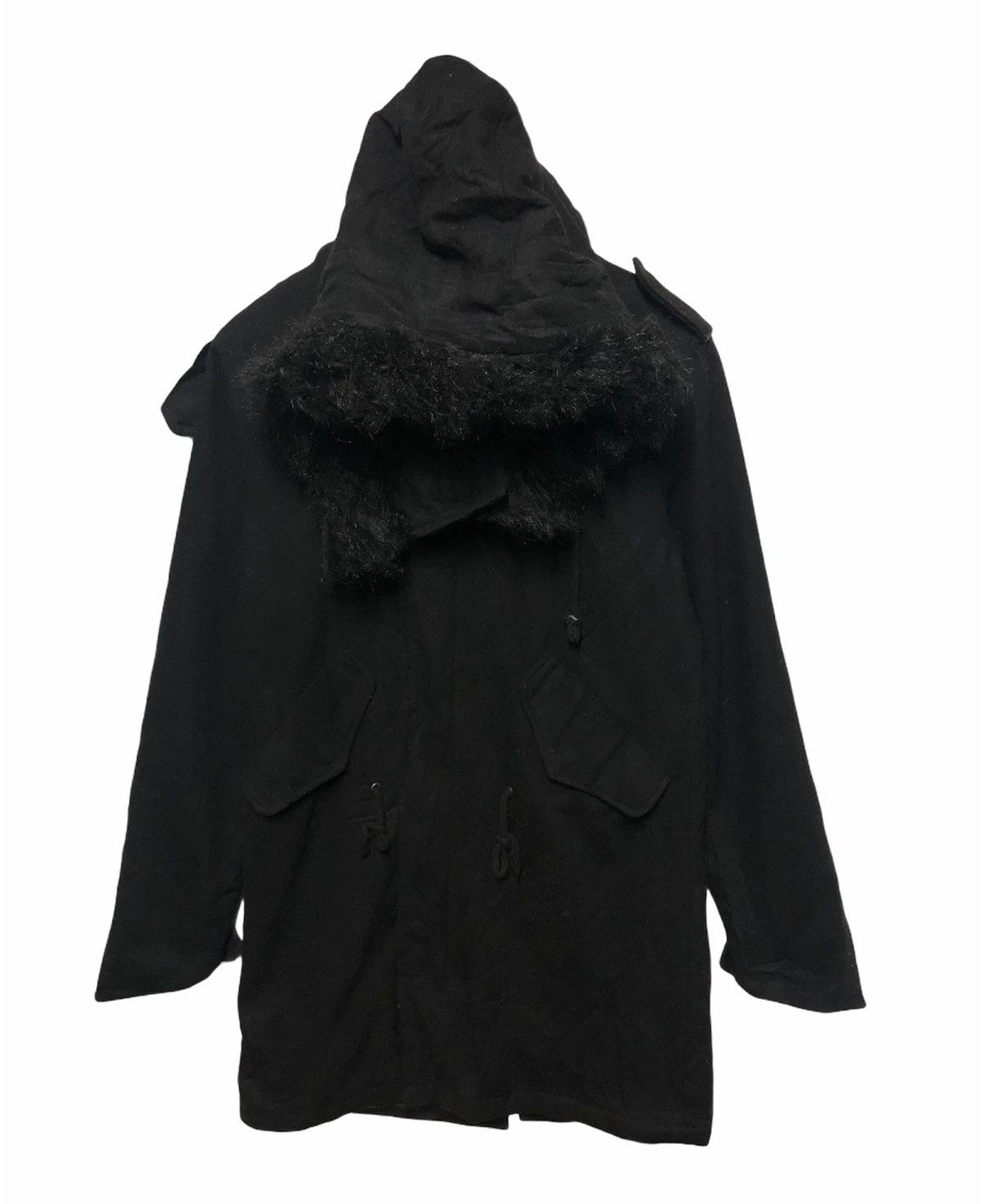 Attachment × Vintage ATTCHMENT HOODIE FUR JACKET Size US M / EU 48-50 / 2 - 2 Thumbnail