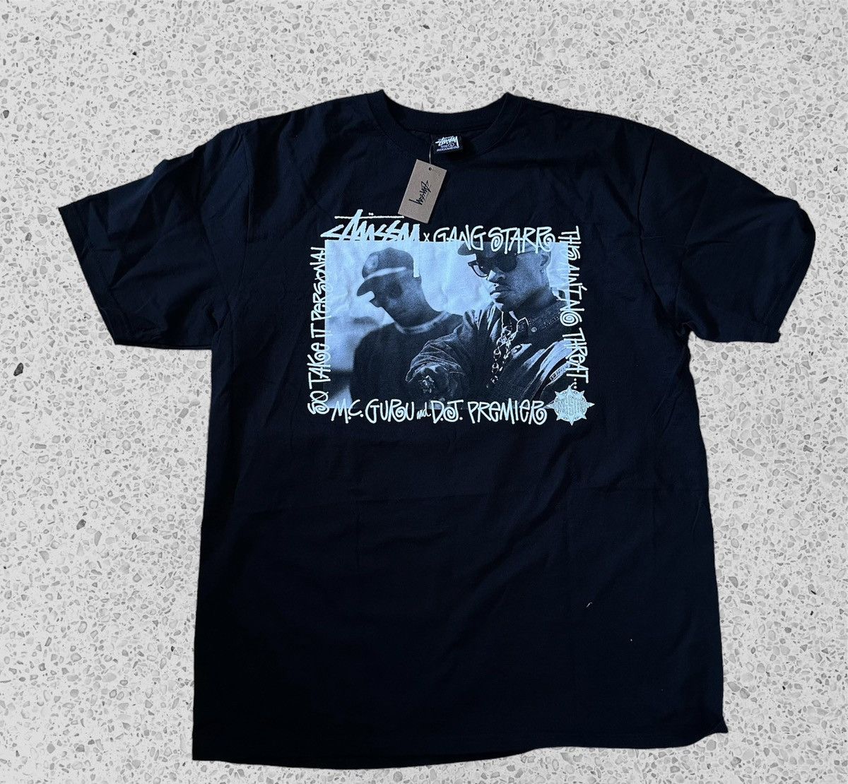 Stussy STUSSY GANG STARR TAKE IT PERSONAL TEE | Grailed