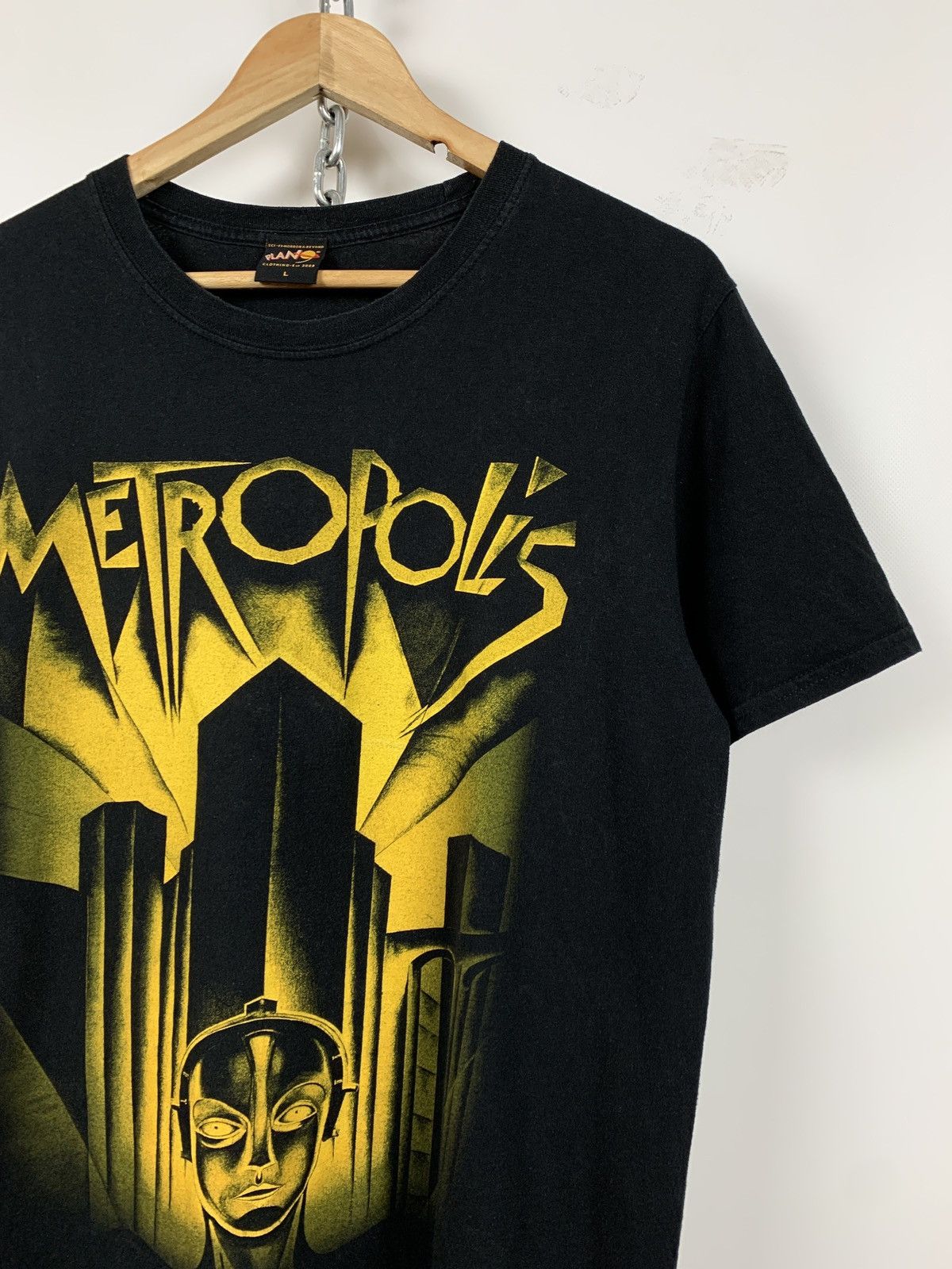 Vintage Vintage Metropolis Movie Black T-Shirt Size US L / EU 52-54 / 3 - 3 Thumbnail