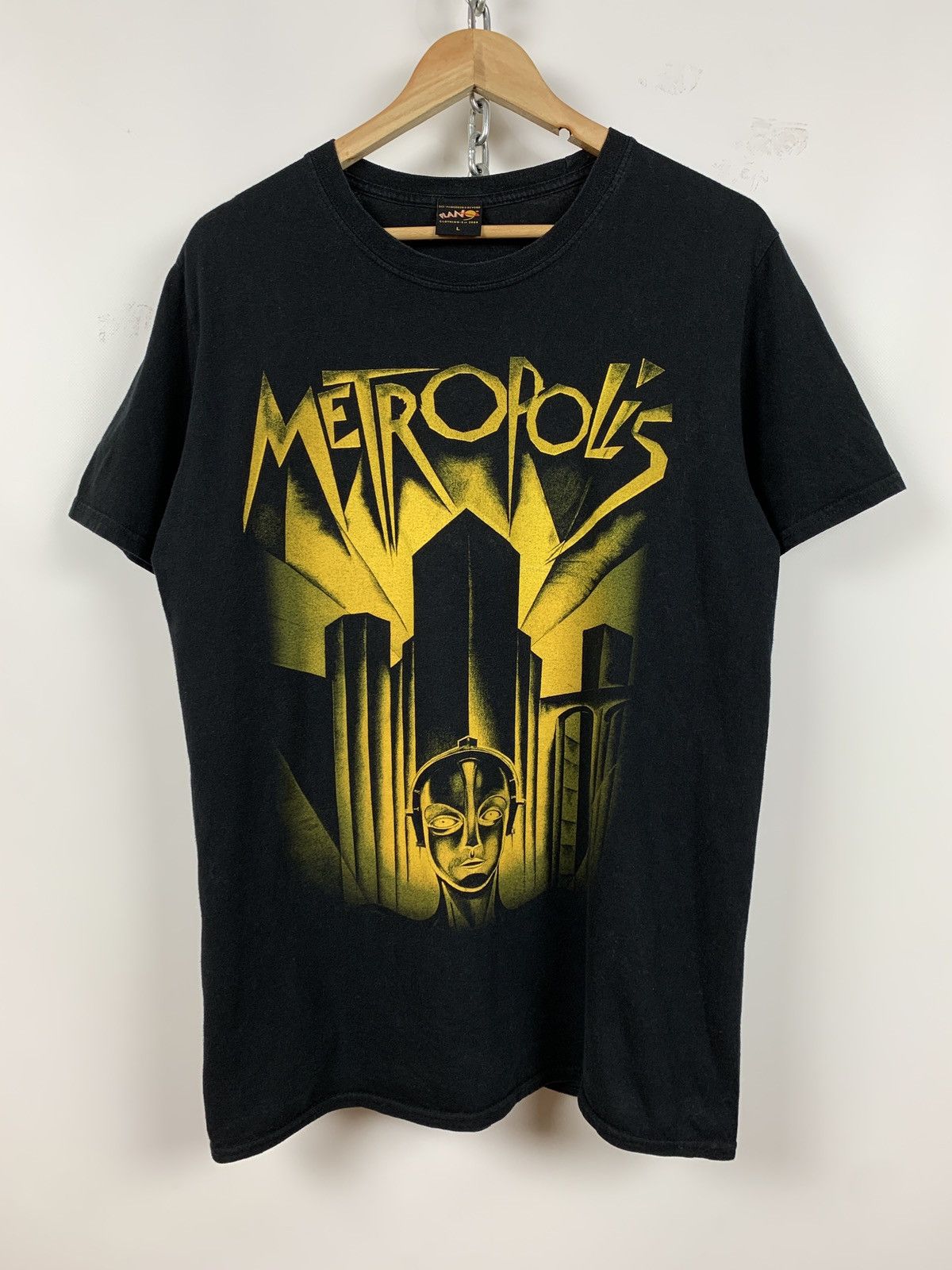 Vintage Vintage Metropolis Movie Black T-Shirt Size US L / EU 52-54 / 3 - 1 Thumbnail