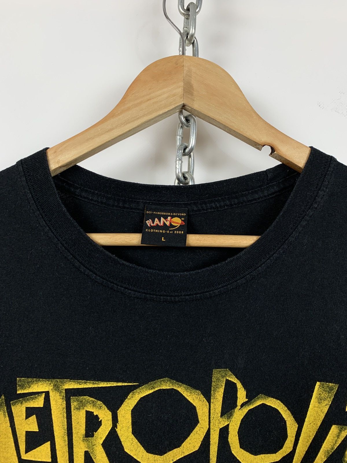 Vintage Vintage Metropolis Movie Black T-Shirt Size US L / EU 52-54 / 3 - 5 Thumbnail