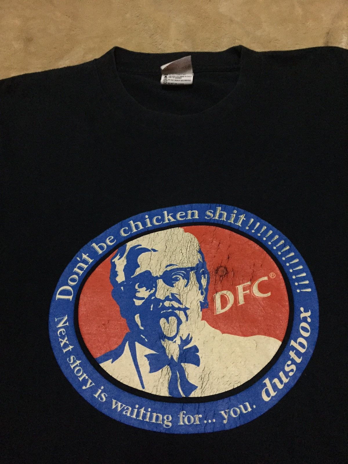 Band Tees × Japanese Brand Vintage Dustbox Japanese Punk Rock Band KFC Parody Tee Size US M / EU 48-50 / 2 - 1 Thumbnail