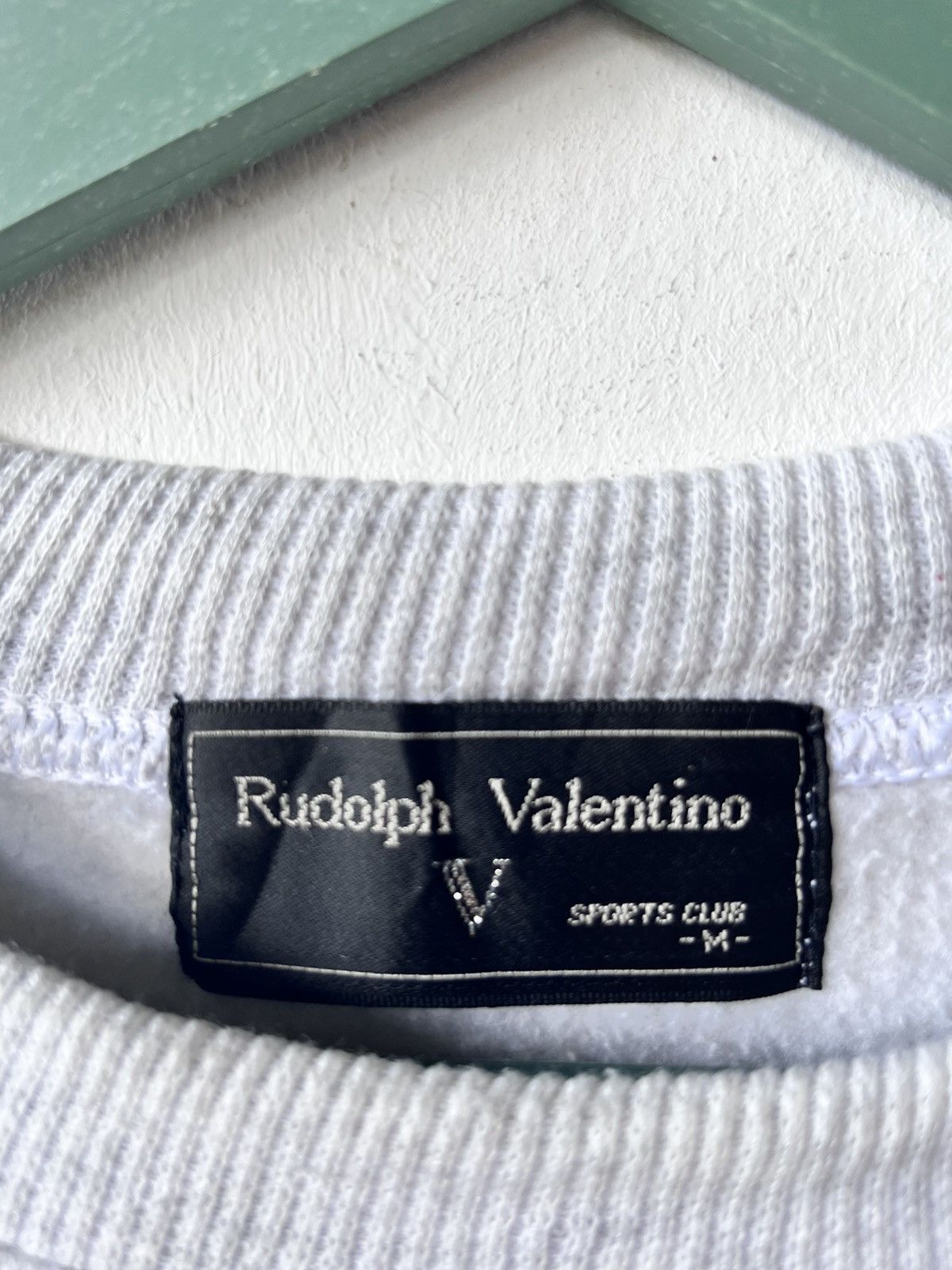 Valentino Vintage 90s Rudolph Valentino Sports Club Sweatshirt Size US M / EU 48-50 / 2 - 4 Thumbnail