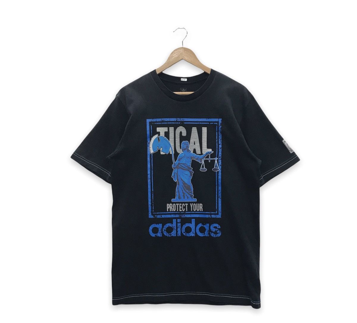 Wu-Tang Clan Adidas X Wu-Tang Clan Band Graphic Tshirt Size US M / EU 48-50 / 2 - 1 Thumbnail