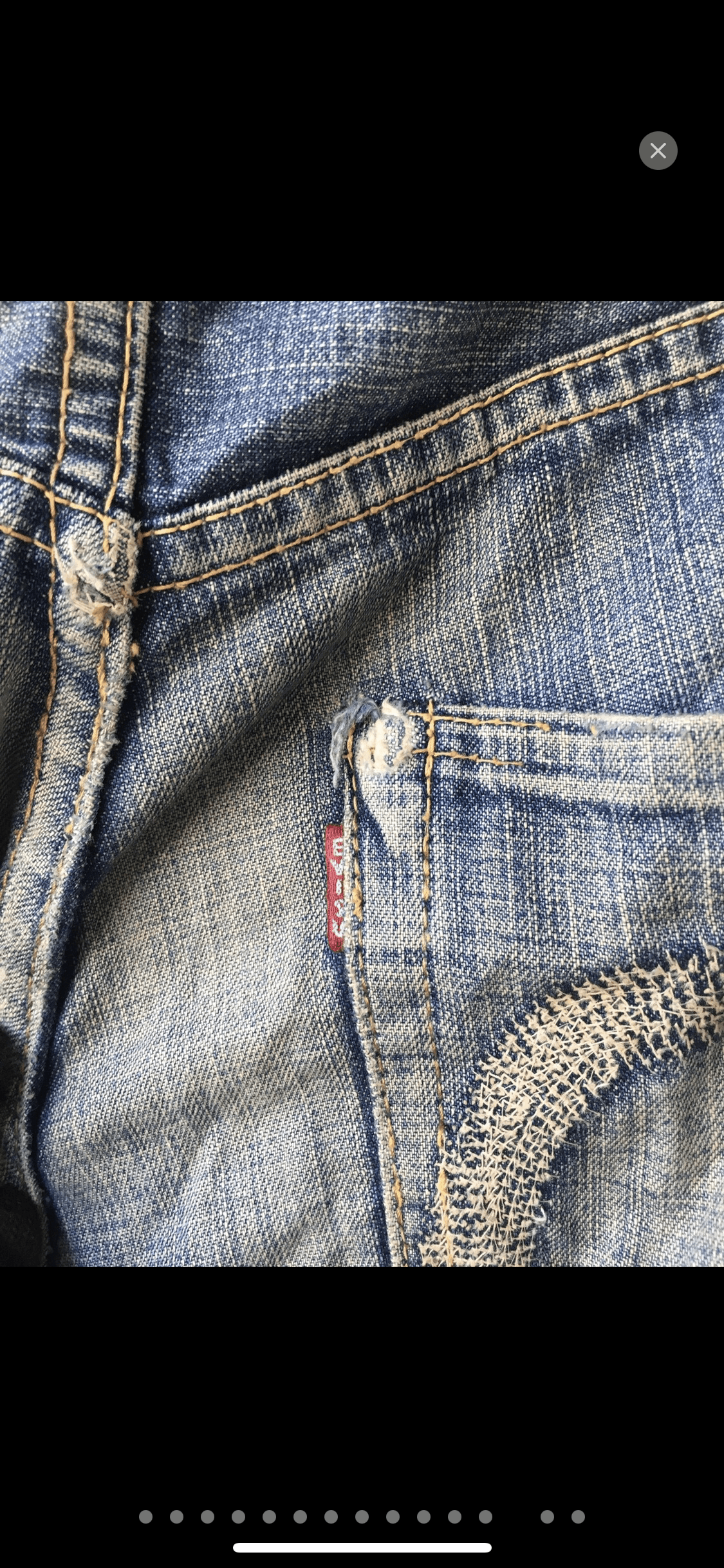 Evisu × Japanese Brand × Vintage 🛫🔥EVISU Distressed Denim Jeans Made In Japan🔥✈️ Size US 34 / EU 50 - 9 Thumbnail