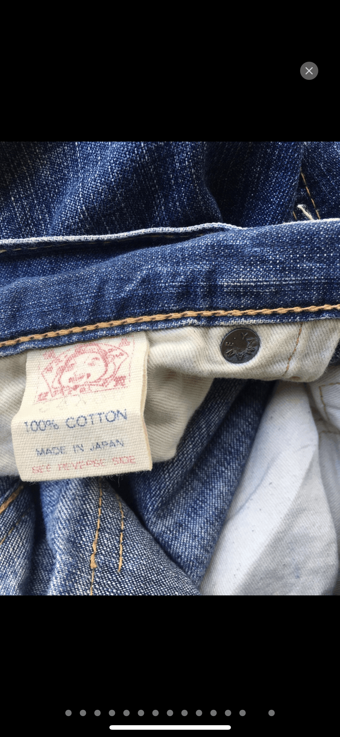 Evisu × Japanese Brand × Vintage 🛫🔥EVISU Distressed Denim Jeans Made In Japan🔥✈️ Size US 34 / EU 50 - 10 Thumbnail