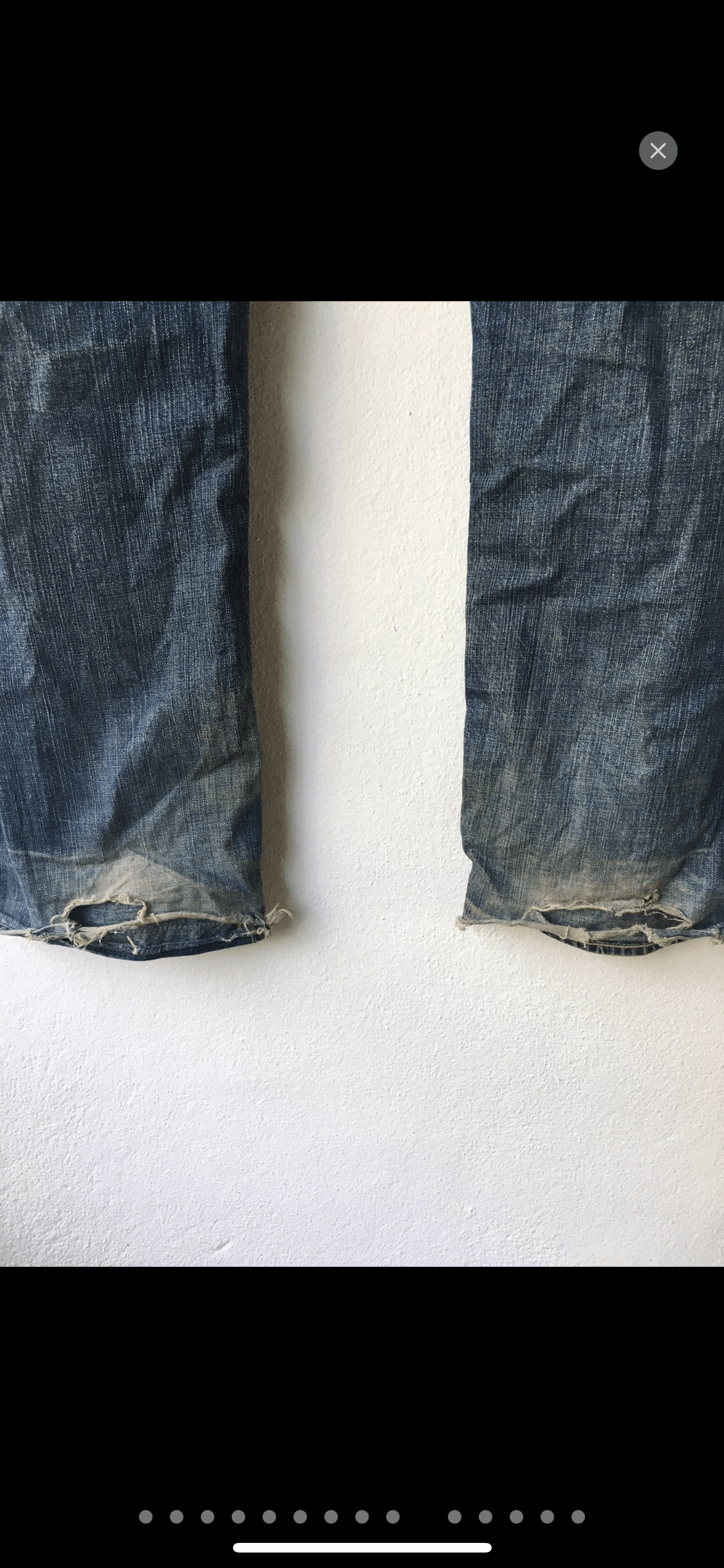Evisu × Japanese Brand × Vintage 🛫🔥EVISU Distressed Denim Jeans Made In Japan🔥✈️ Size US 34 / EU 50 - 7 Thumbnail