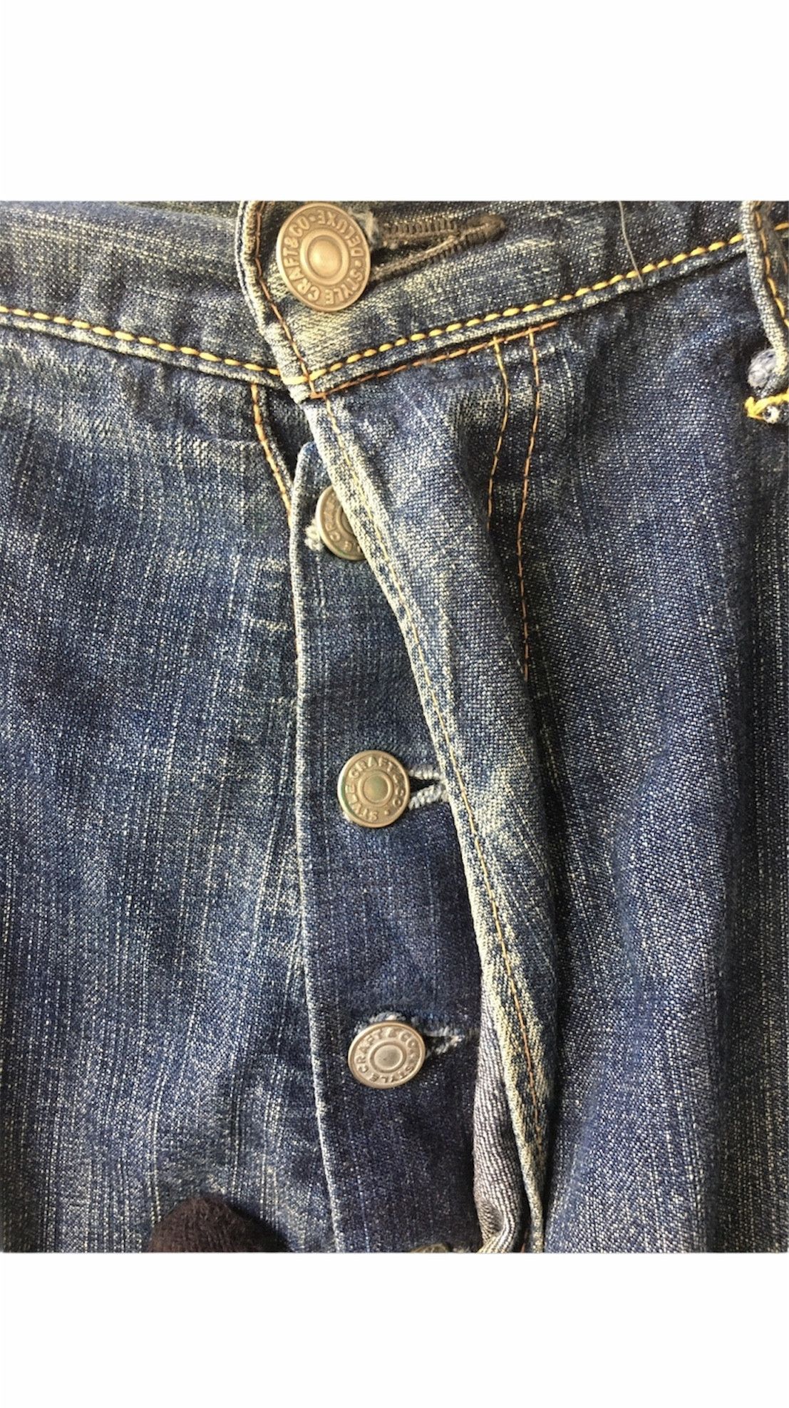 Evisu × Japanese Brand × Vintage 🛫🔥EVISU Distressed Denim Jeans Made In Japan🔥✈️ Size US 34 / EU 50 - 5 Thumbnail
